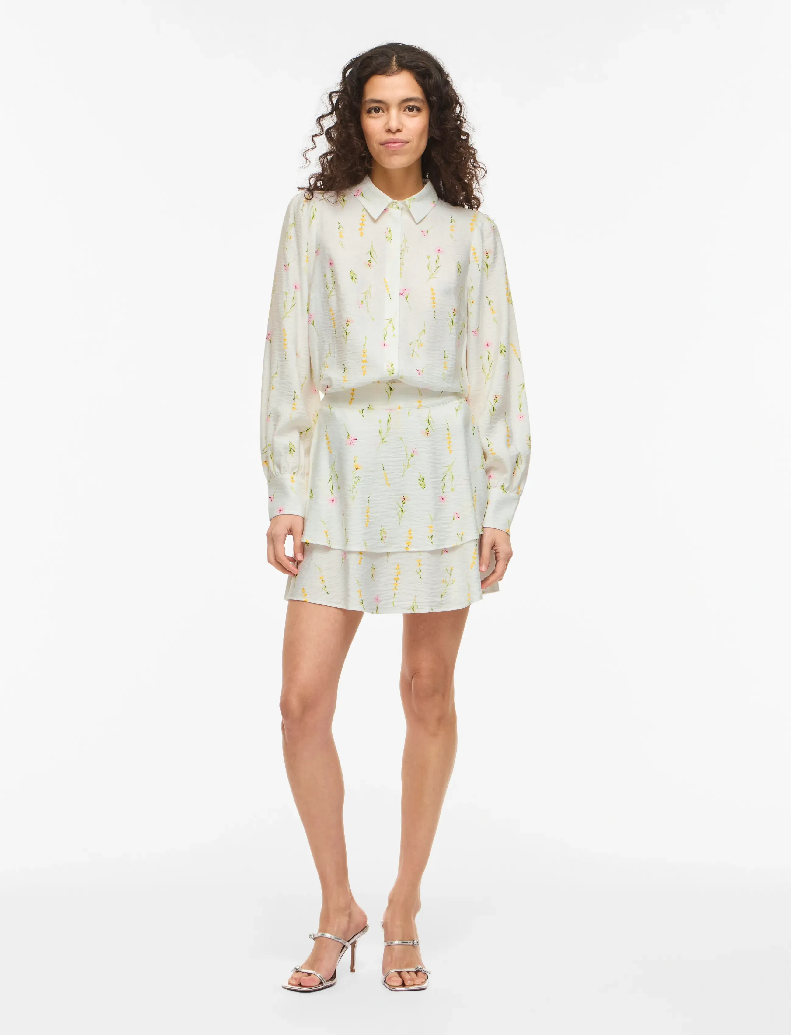 Vila - VIGITI LORE L/S SHIRT - langärmlige hemden - snow white - 4