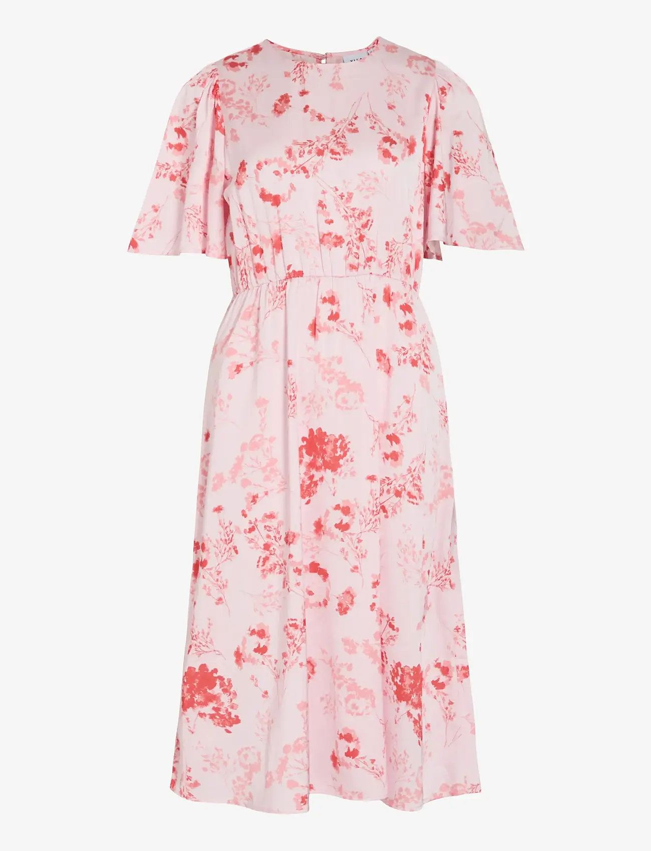 Vila - VITHALIA ANYA 2/4 O-NECK DRESS/DC - kesämekot - cherry blossom - 1