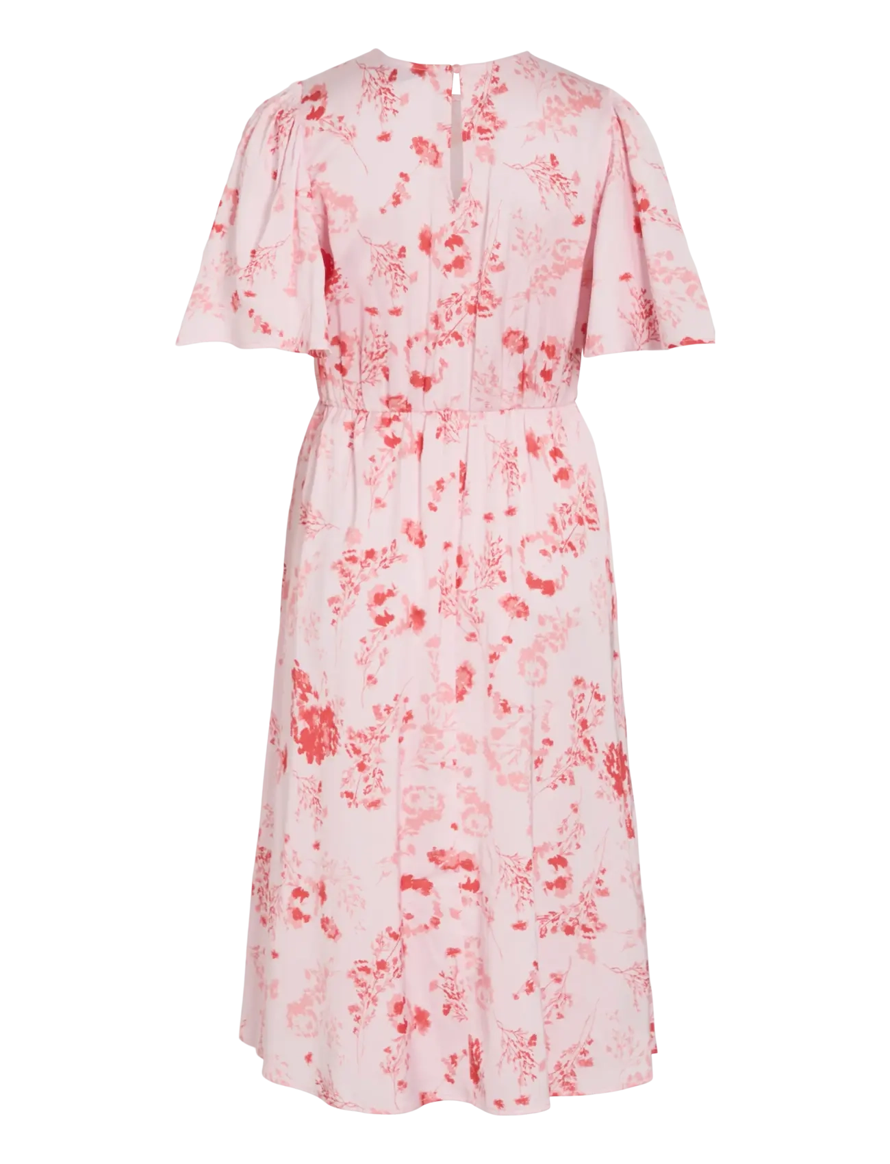 Vila - VITHALIA ANYA 2/4 O-NECK DRESS/DC - sommerkjoler - cherry blossom - 2