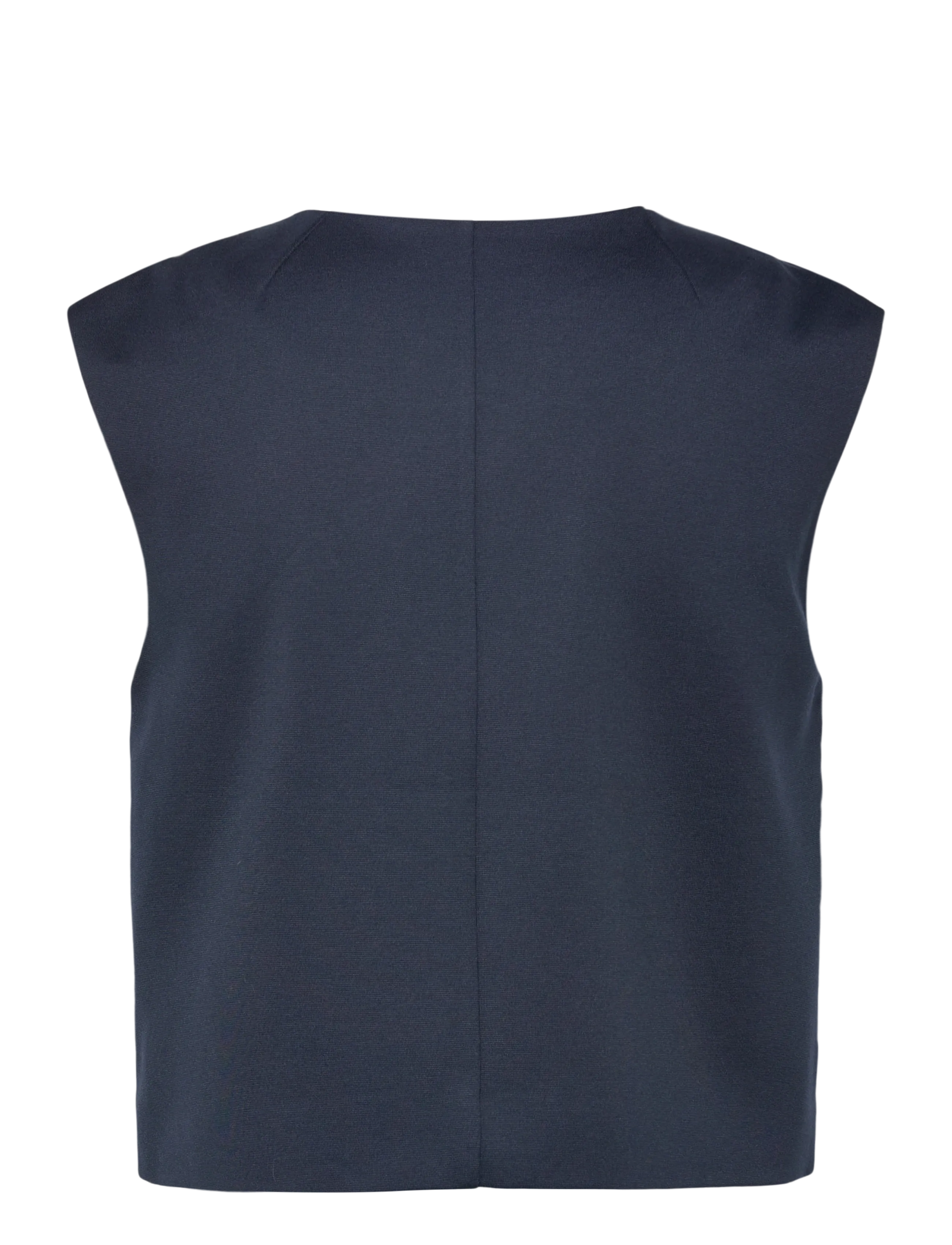 Vila - VITILDA S/L VEST - strickwesten - navy blazer - 2