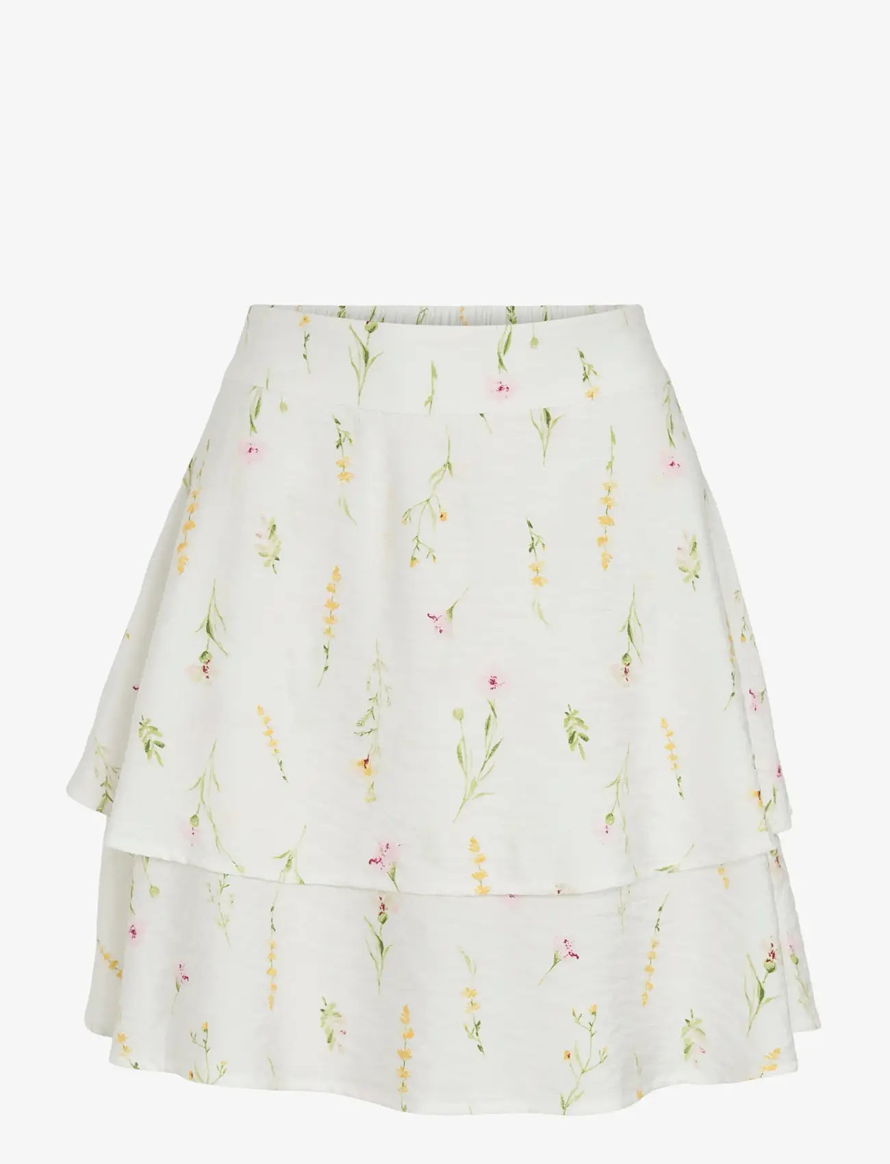 Vila - VIGITI LORE HW SHORT SKIRT - short skirts - snow white - 1