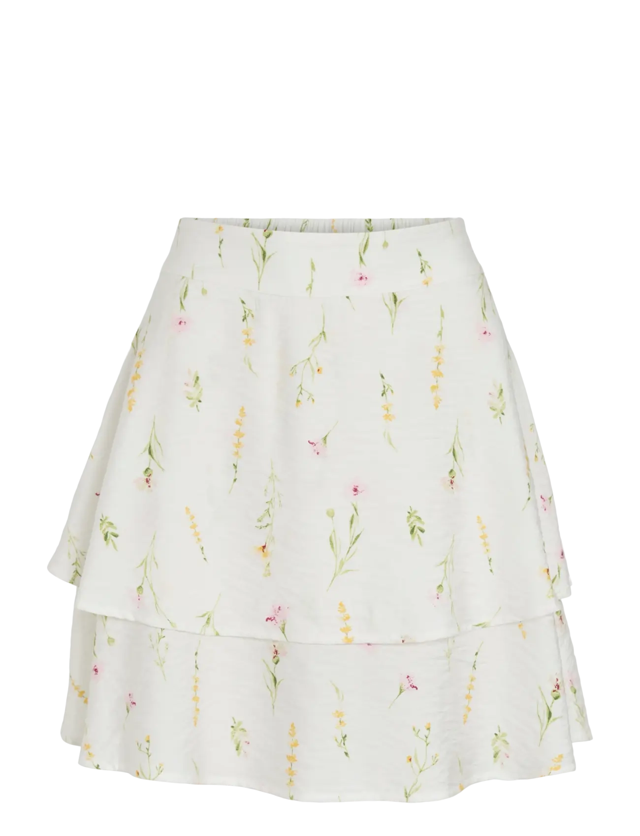 Vila VIGITI LORE HW SHORT SKIRT - Kurze Röcke - SNOW WHITE / white