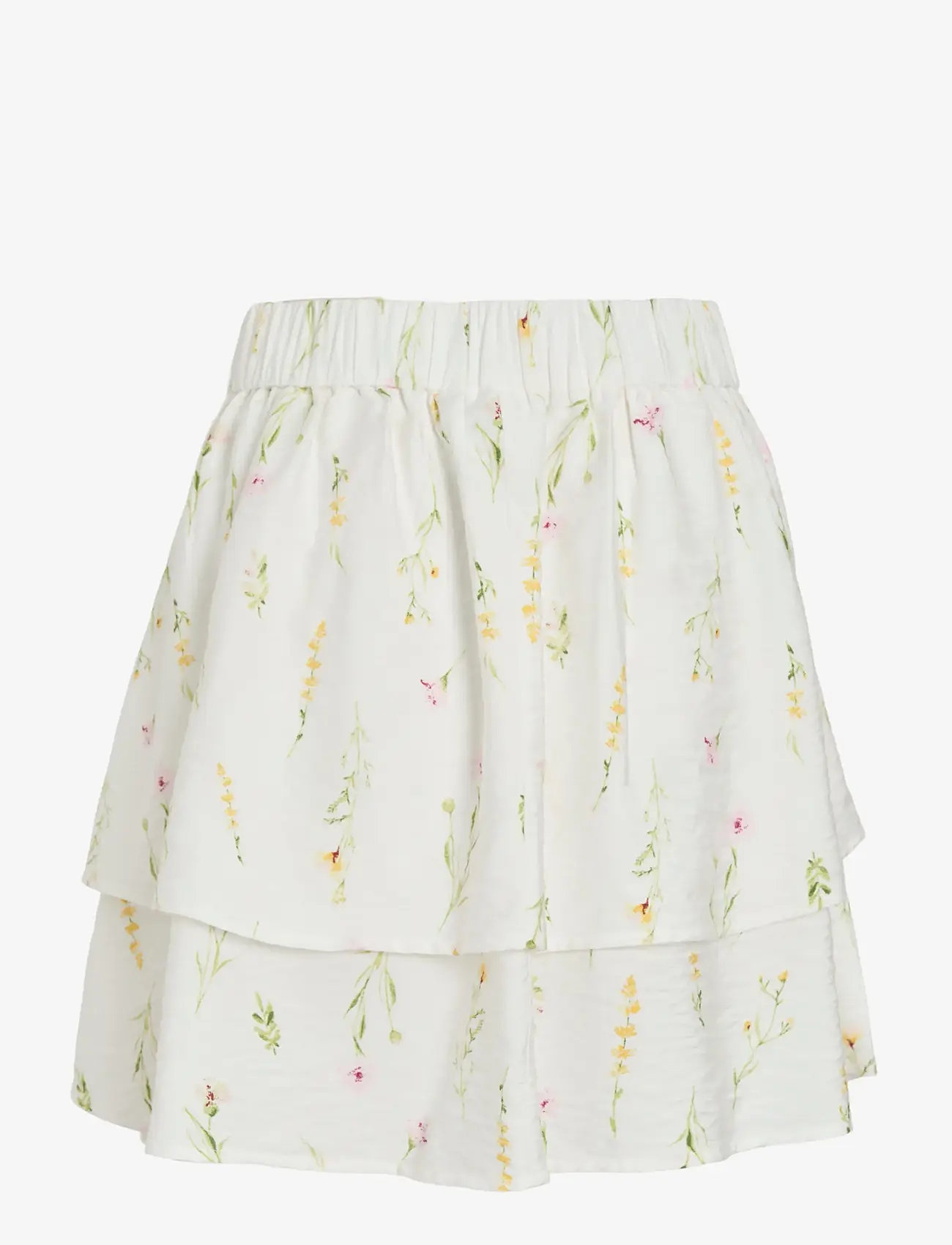 Vila - VIGITI LORE HW SHORT SKIRT - short skirts - snow white - 2