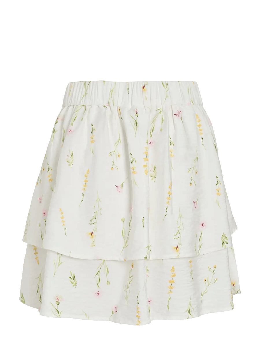 Vila - VIGITI LORE HW SHORT SKIRT - korte nederdele - snow white - 2