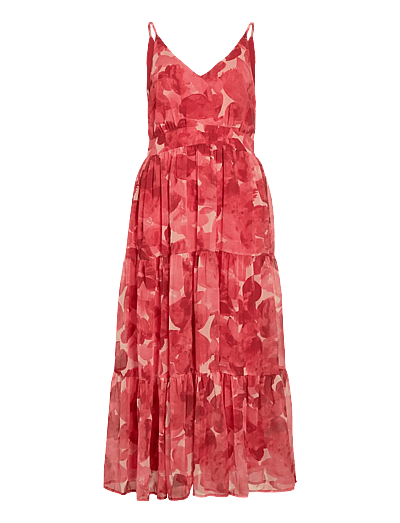 VILA Zomerjurk 'VIChiffan' in Navy | ABOUT YOU VILA Zomerjurk 'VIChiffan' in Navy | ABOUT YOU