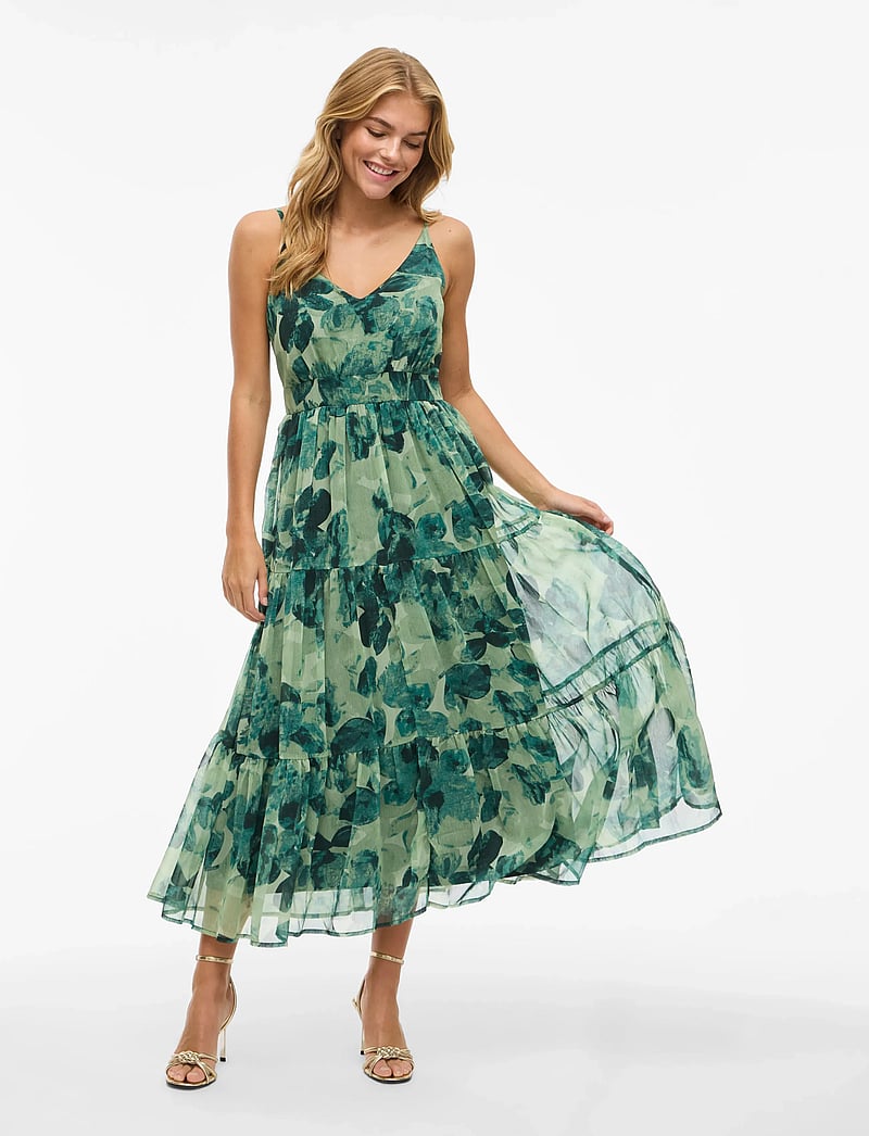 Vila Viflorie S/l V-neck Ankle Layer Dress/dc (VL14113932) - Maxi dresses - Boozt.com Vila Viflorie S/l V-neck Ankle Layer Dress/dc (VL14113932) - Maxi dresses - Boozt.com