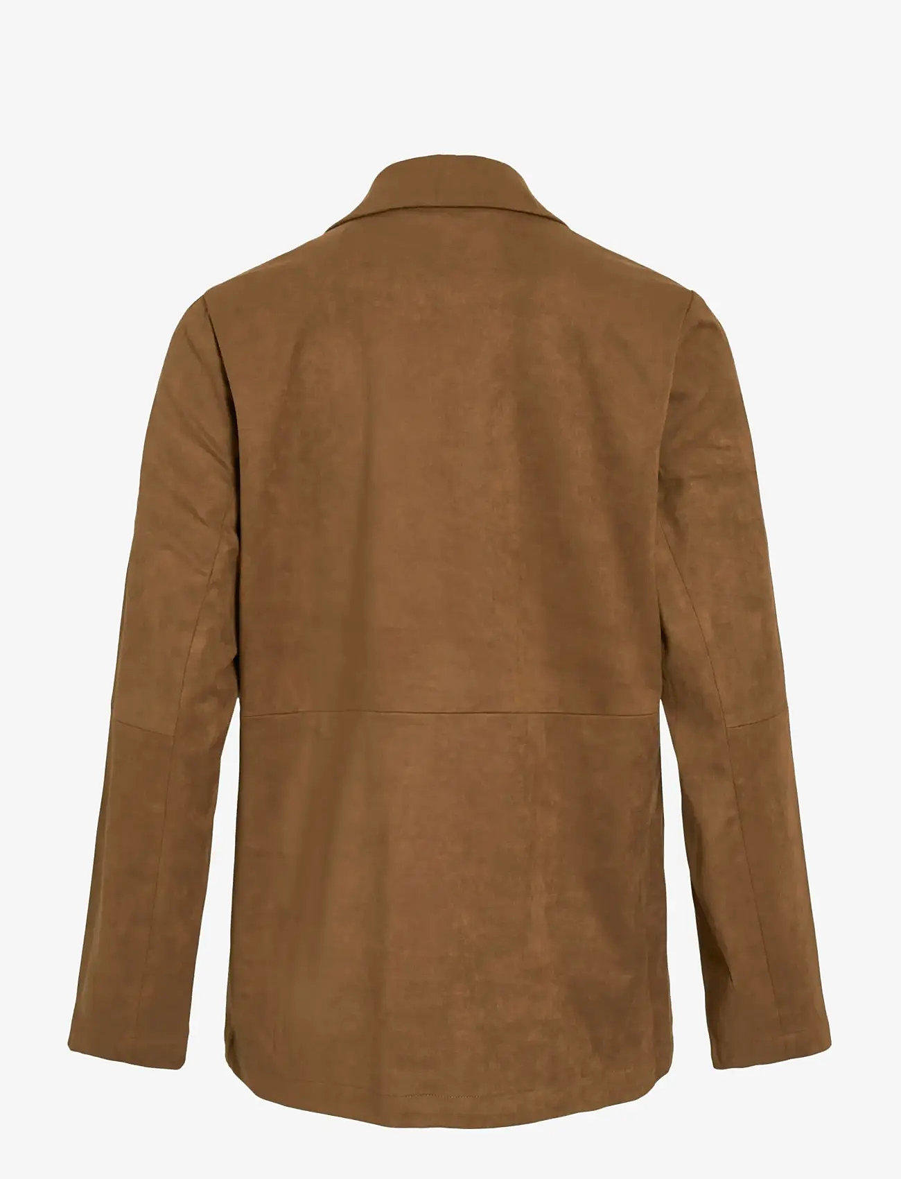 Vila - VIHENA LOOSE BLAZER /LN - enkeltradede blazere - argan oil - 2