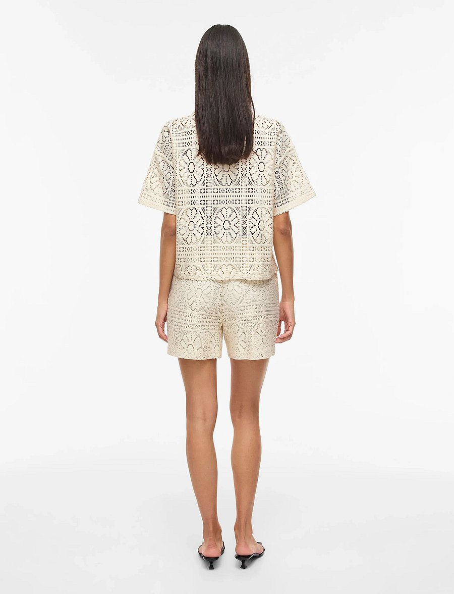 Vila - VIMERINDA HW SHORTS/VOL - freizeitshorts - birch - 3