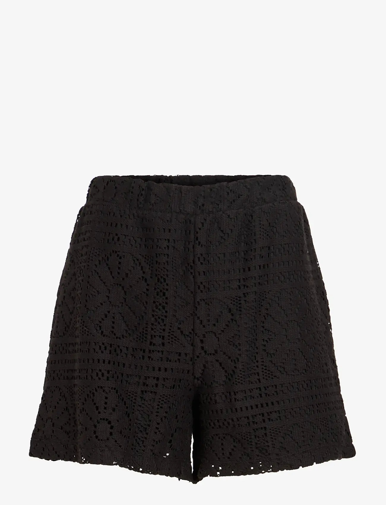 Vila - VIMERINDA HW SHORTS/VOL - lühikesed vabaajapüksid - black beauty - 1
