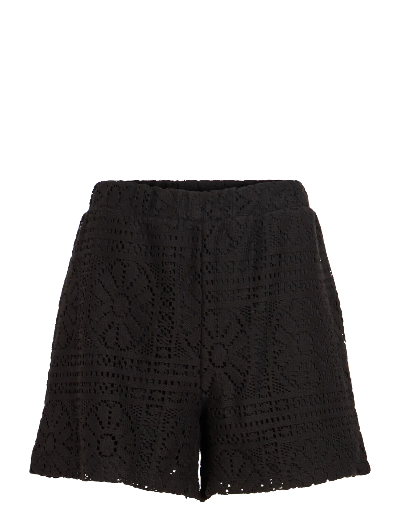 Vila VIMERINDA HW SHORTS/VOL - Shorts - BLACK BEAUTY / black