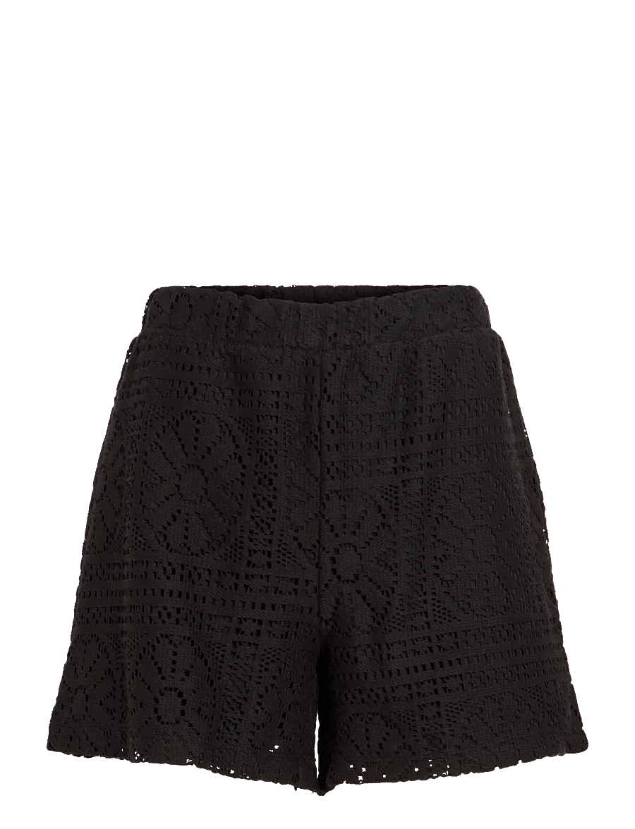 Vila - VIMERINDA HW SHORTS/VOL - freizeitshorts - black beauty - 1