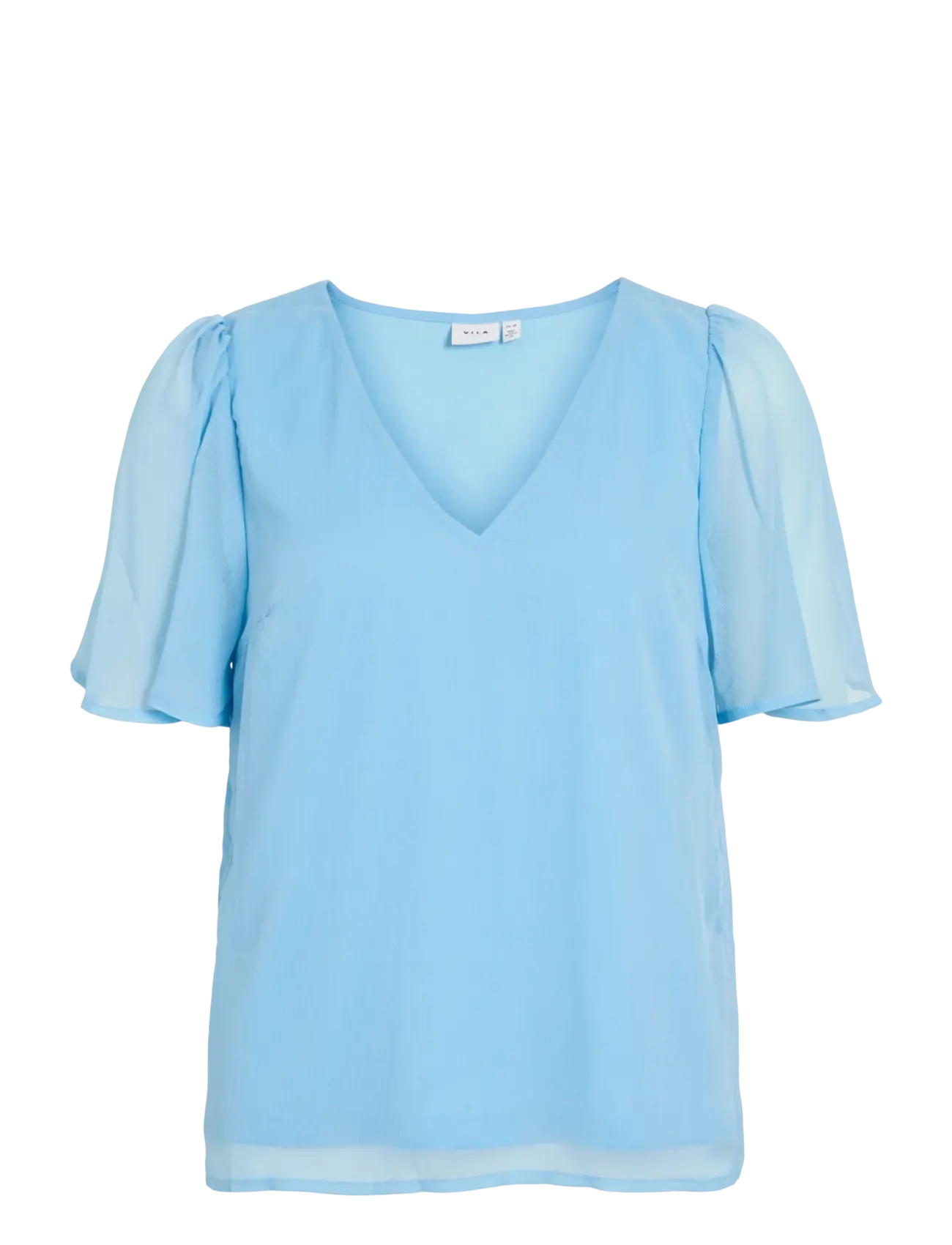 Vila VIFALIA V-NECK S/S TOP - NOOS - Bluser - ALL ABOARD / blue