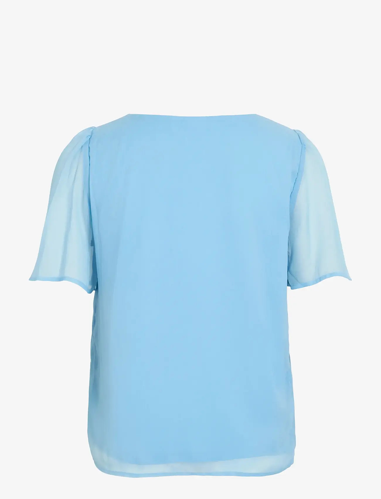 Vila - VIFALIA V-NECK S/S TOP - NOOS - kortærmede bluser - all aboard - 2