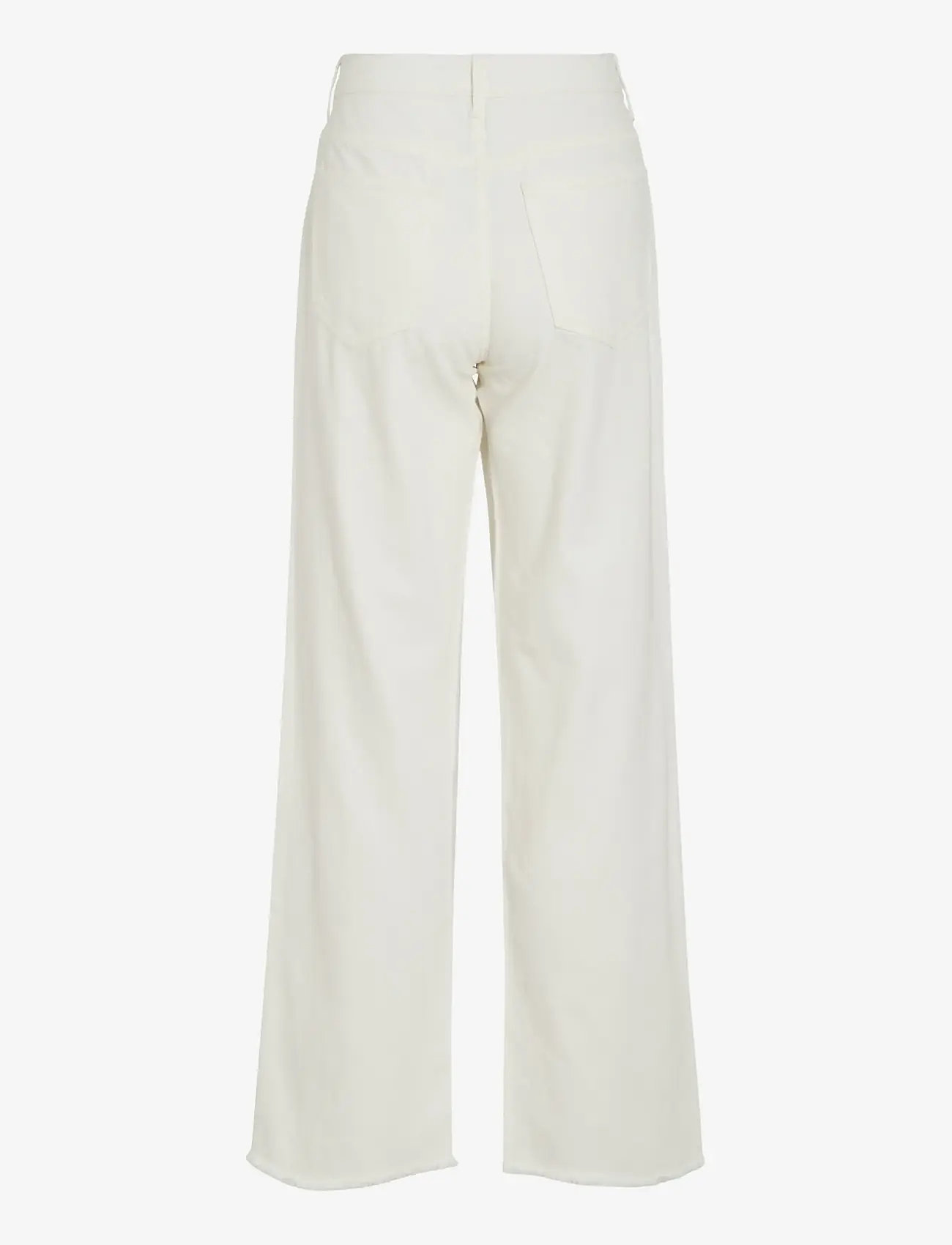 Vila - VIPALMA RW WIDE JEANS WHITE PAL246 - wide leg jeans - snow white - 2