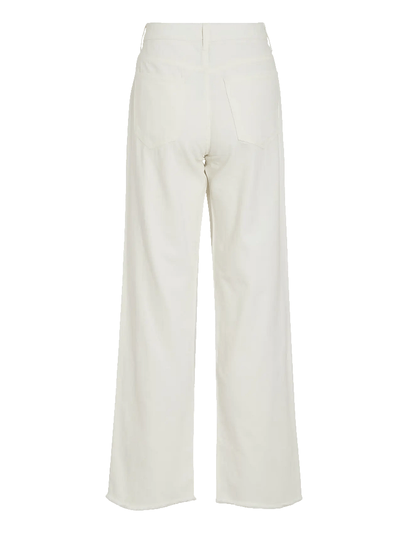 Vila - VIPALMA RW WIDE JEANS WHITE PAL246 - wide leg jeans - snow white - 2