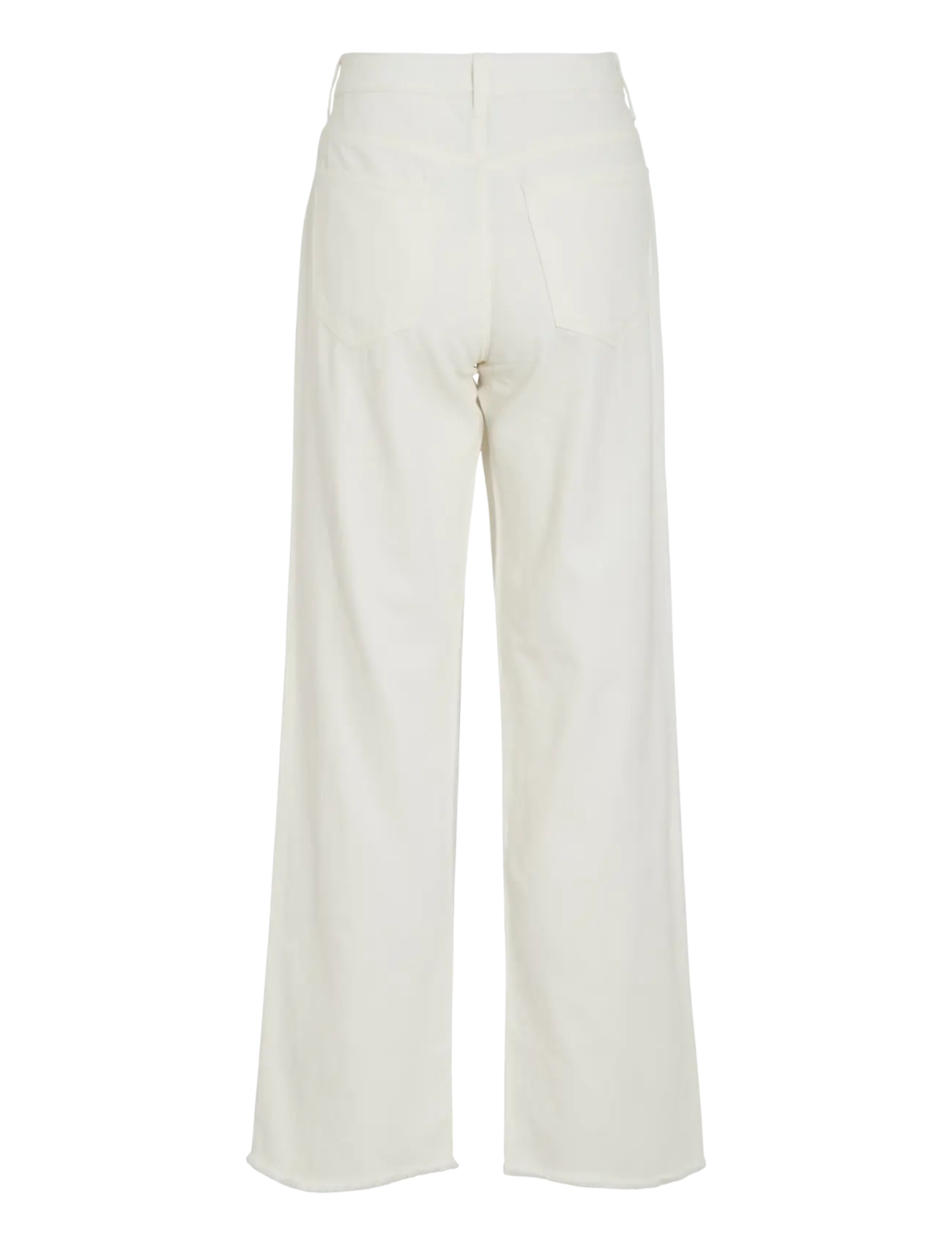 Vila - VIPALMA RW WIDE JEANS WHITE PAL246 - laia säärega teksad - snow white - 2