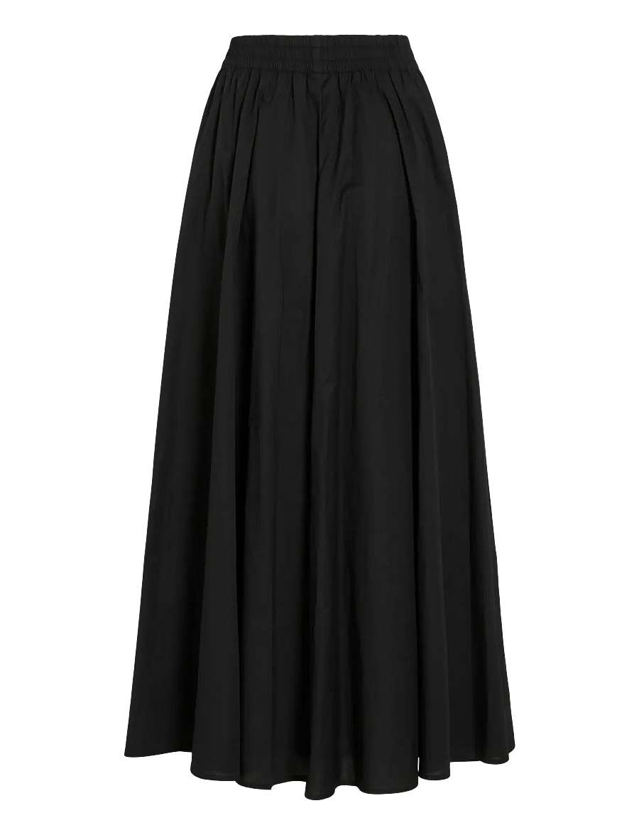 Vila - VIVALENCIA HW ANKLE SKIRT/1 - maxi nederdele - black beauty - 2