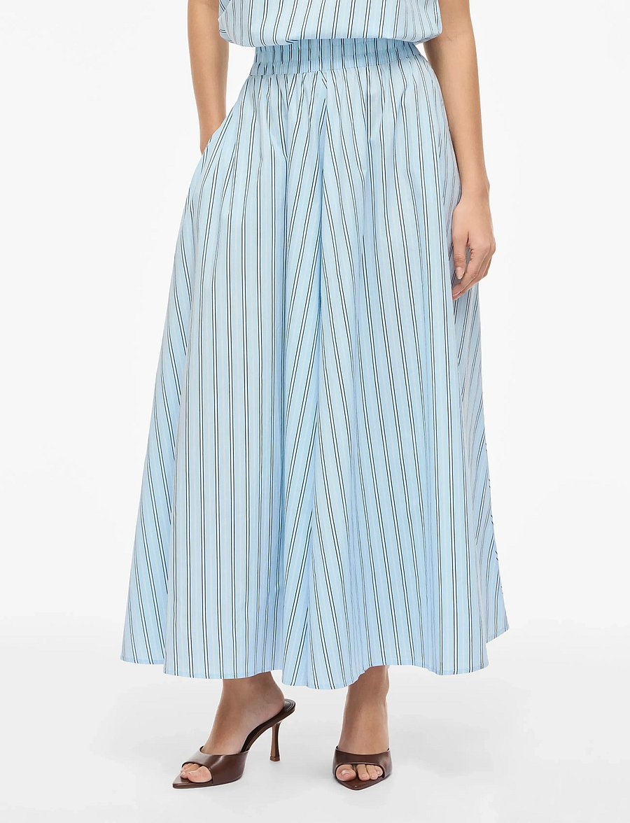 Vila - VIVALENCIA HW ANKLE SKIRT/1 - maxi nederdele - nantucket breeze - 0