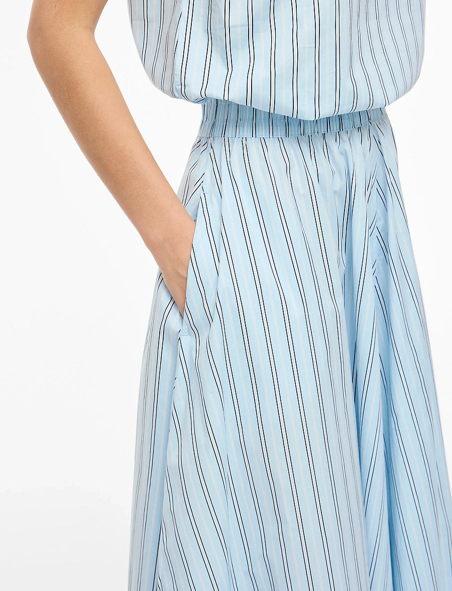 Vila - VIVALENCIA HW ANKLE SKIRT/1 - maxi nederdele - nantucket breeze - 5