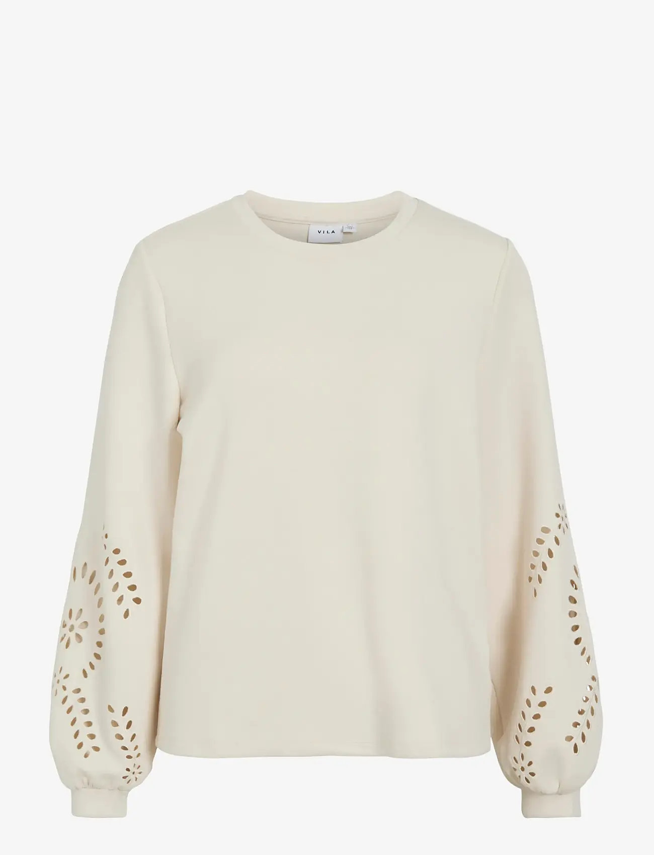 Vila - VISANDY L/S DETAIL SWEAT TOP - NOOS - vardagsstil - birch - 1