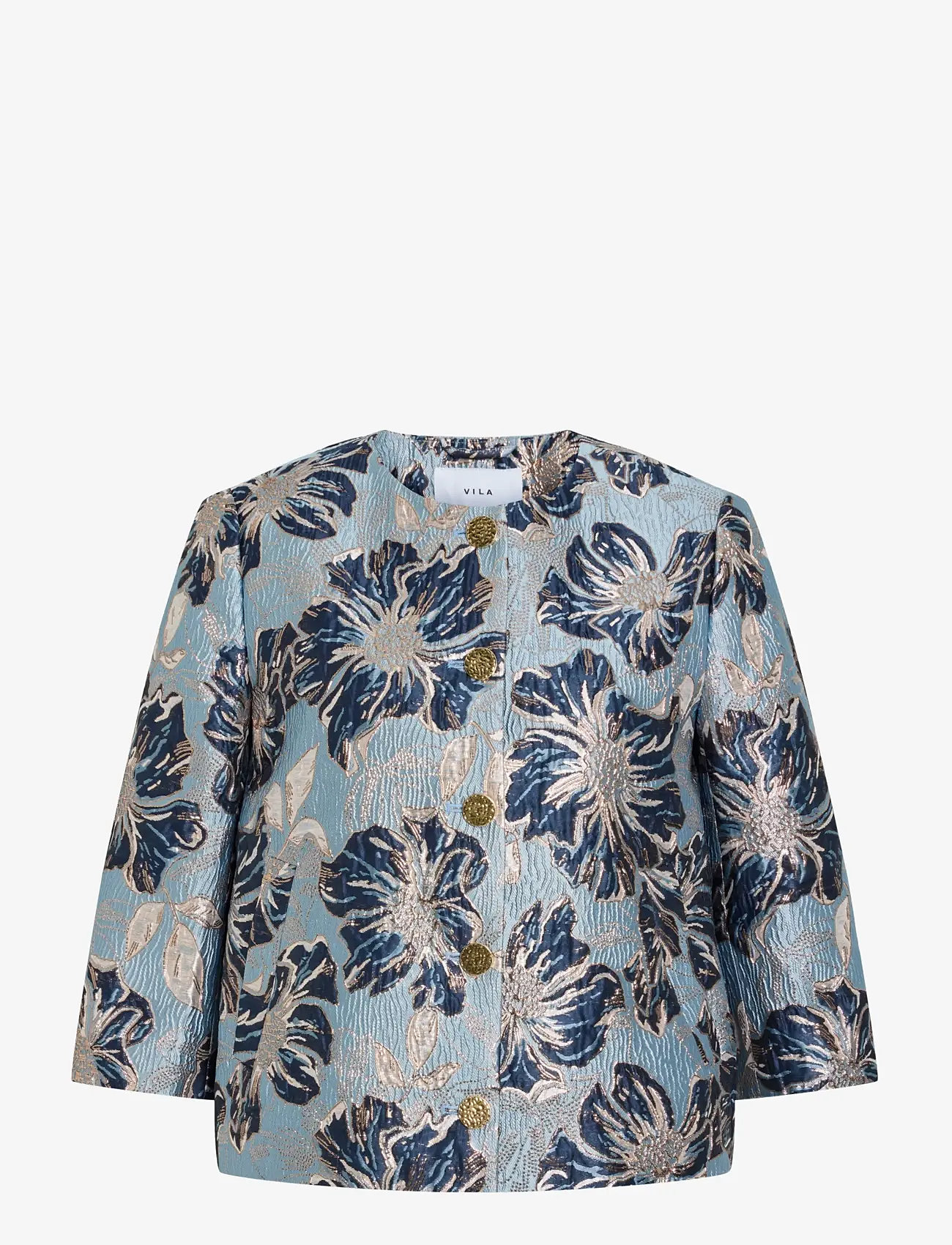 Vila - VIYLIRA 3/4 JACKET/DC - Üleriided - nantucket breeze - 0