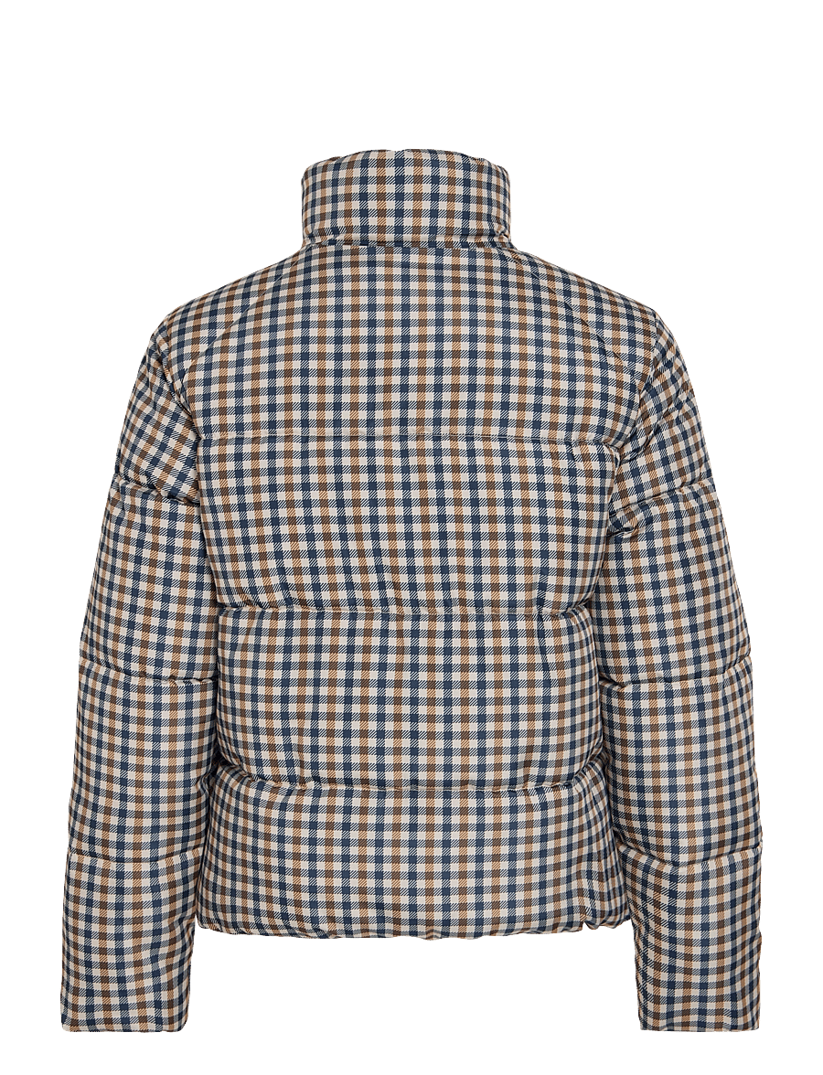 Vila - VIKARLA NEW PRINTED PUFFER JACKET /OTW - talvejoped - crystal gray - 2