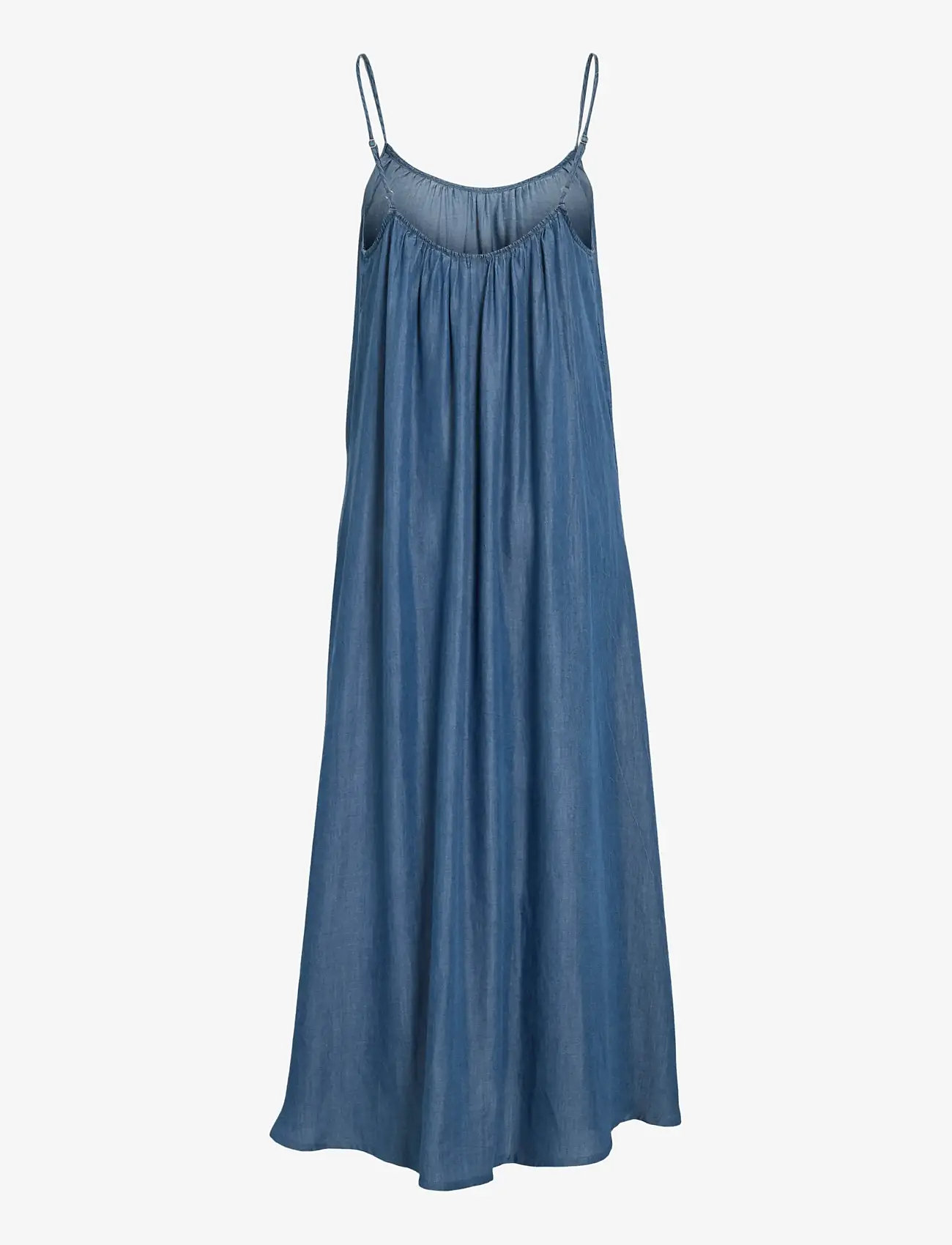 Vila - VITEVIRA U-NECK SINGLET ANKLE DRESS/VOL - medium blue denim - 1