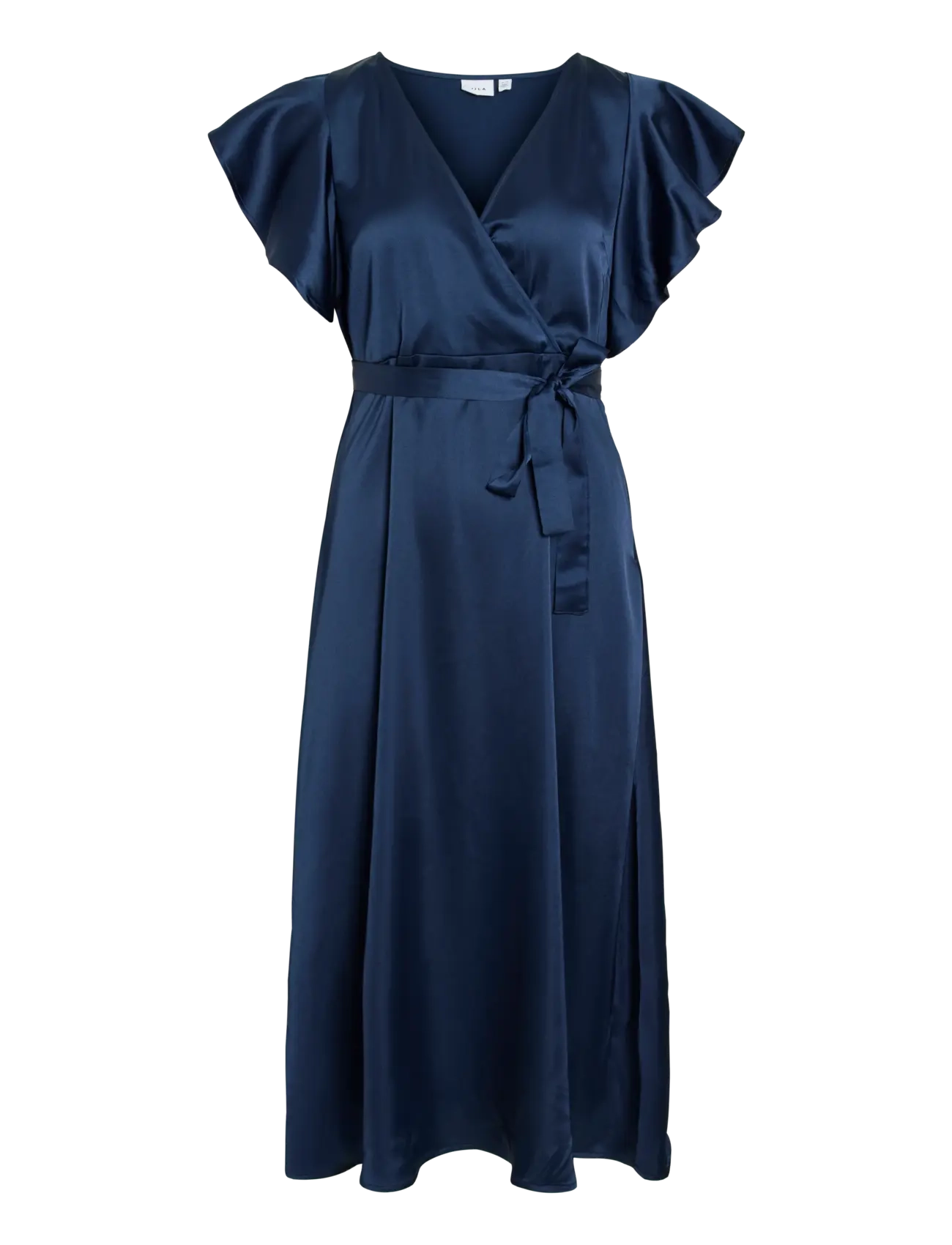 Vila VIAVELINA S/S MIDI DRESS/DC - Dresses - NAVY BLAZER / navy