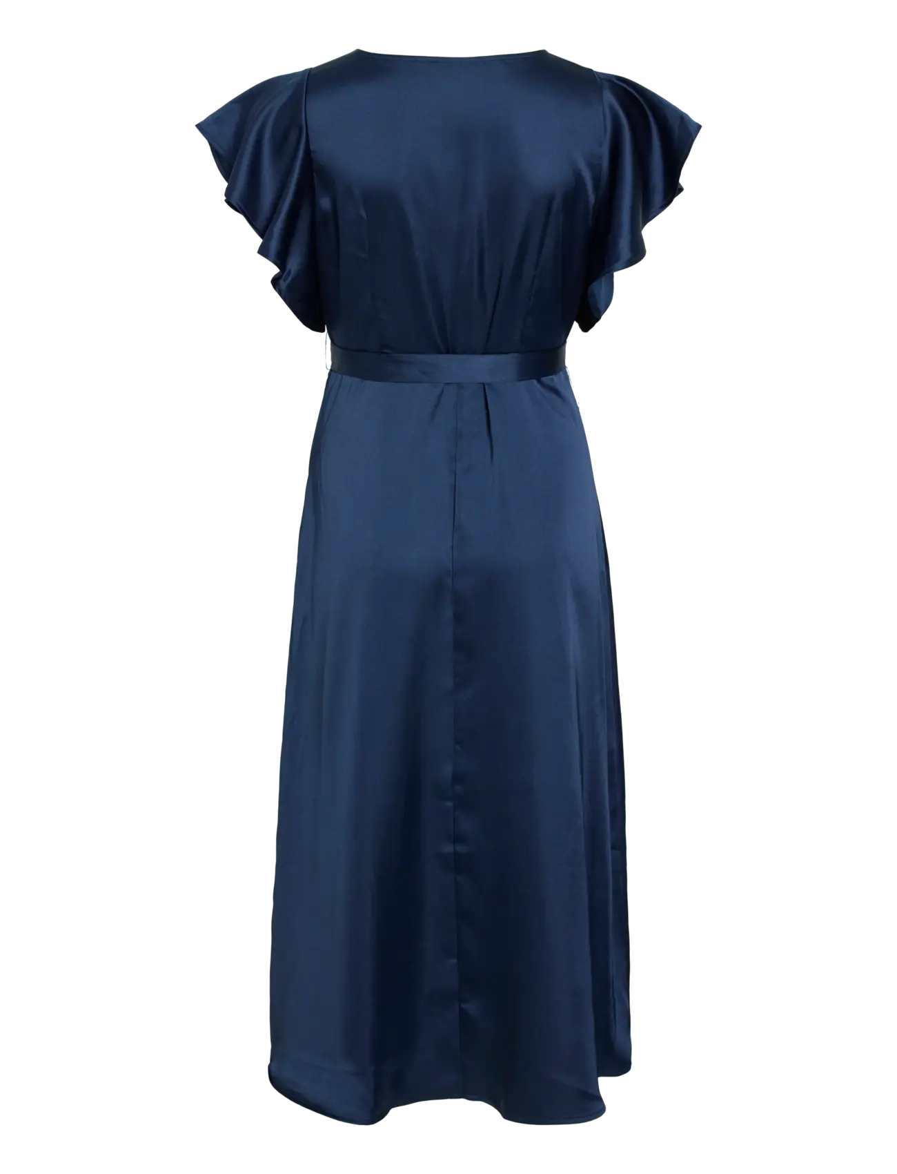Vila - VIAVELINA S/S MIDI DRESS/DC - wrap dresses - navy blazer - 1