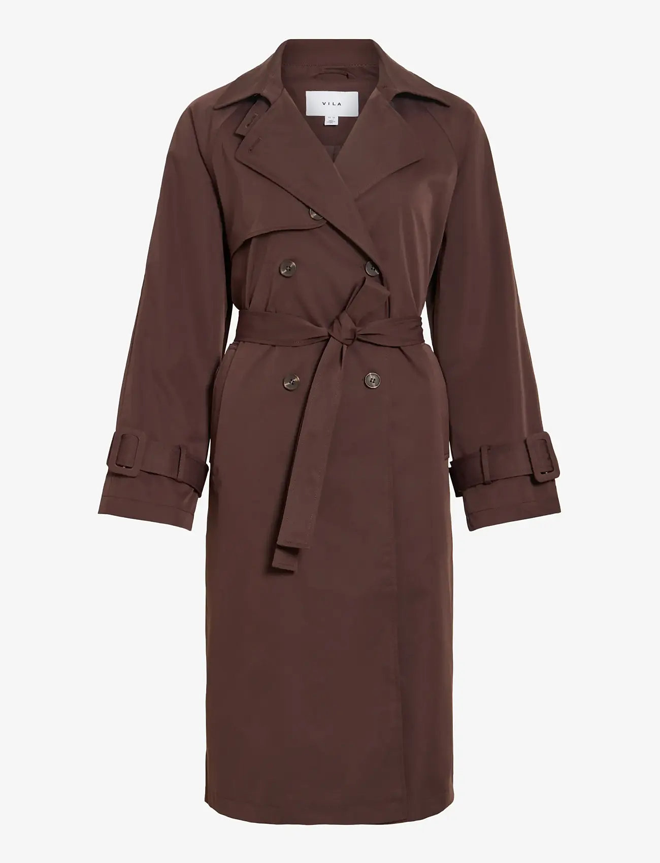 Vila - VIVIAN L/S TRENCHCOAT - trenchcoats - coffee bean - 1