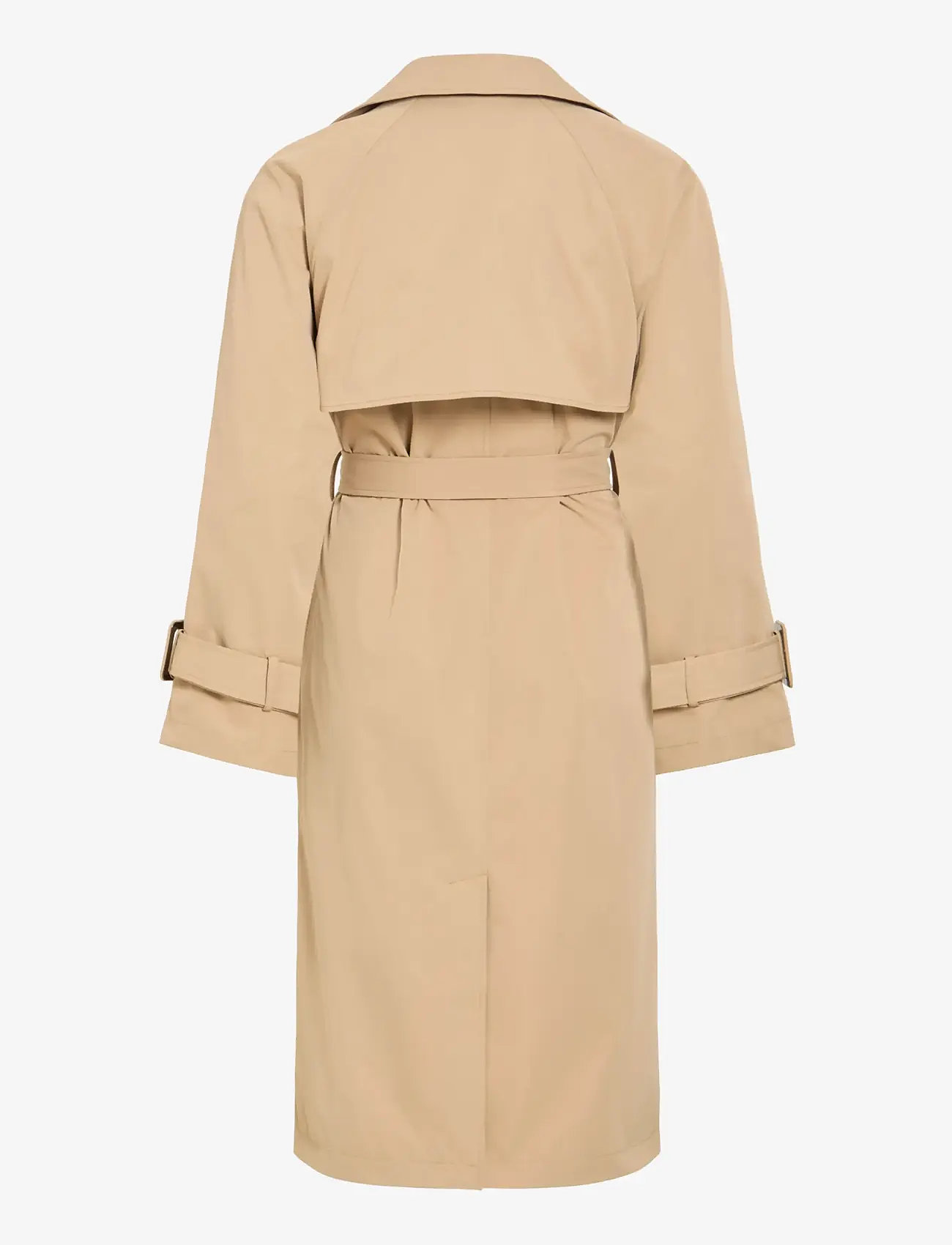Vila - VIVIAN L/S TRENCHCOAT - trenchcoats - cornstalk - 2