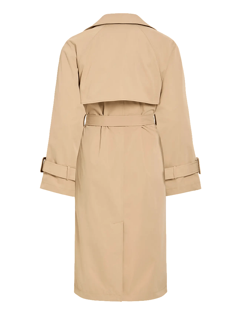 Vila - VIVIAN L/S TRENCHCOAT - trenchcoats - cornstalk - 2