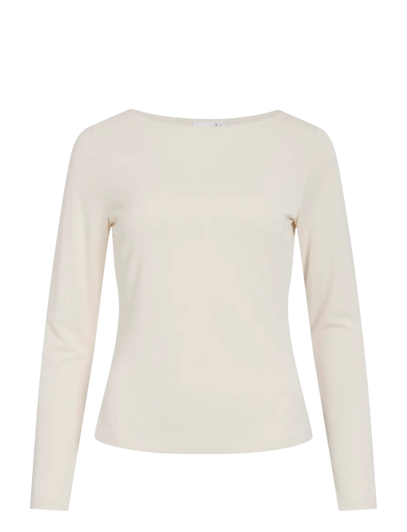 Vila VIMODALA BOATNECK L/S TOP - NOOS - T-Shirts & Tops - BIRCH / cream