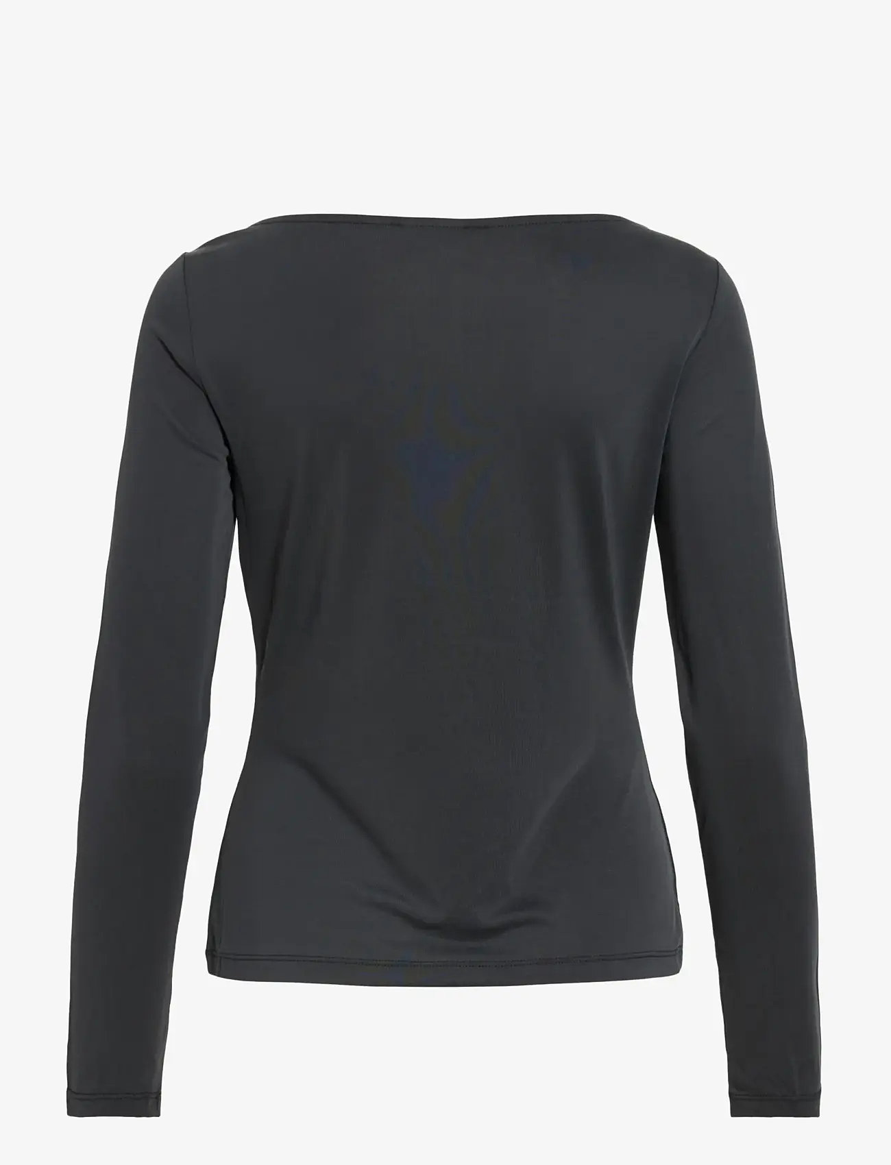 Vila - VIMODALA BOATNECK L/S TOP - NOOS - langærmede toppe - black - 1