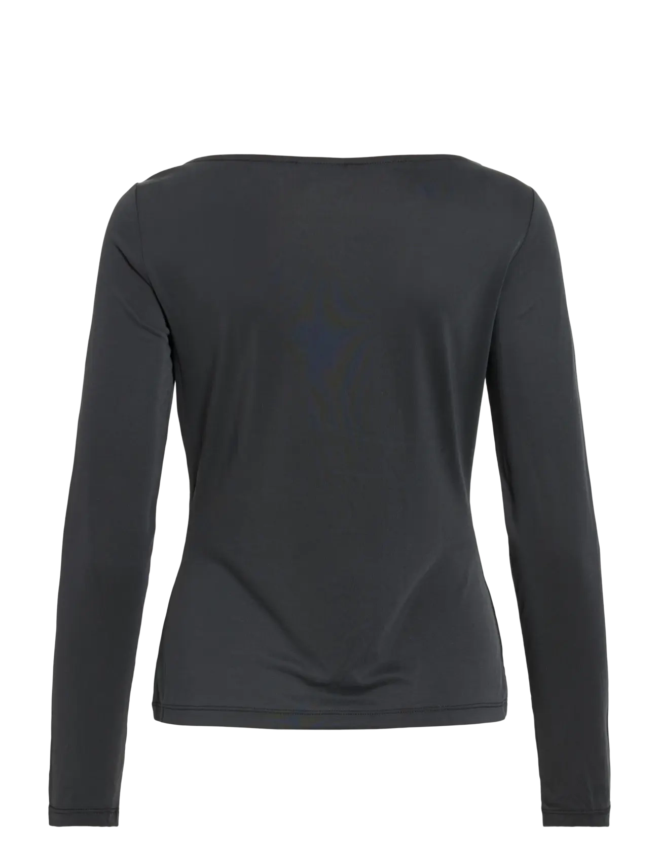Vila - VIMODALA BOATNECK L/S TOP - NOOS - langärmlige tops - black - 2