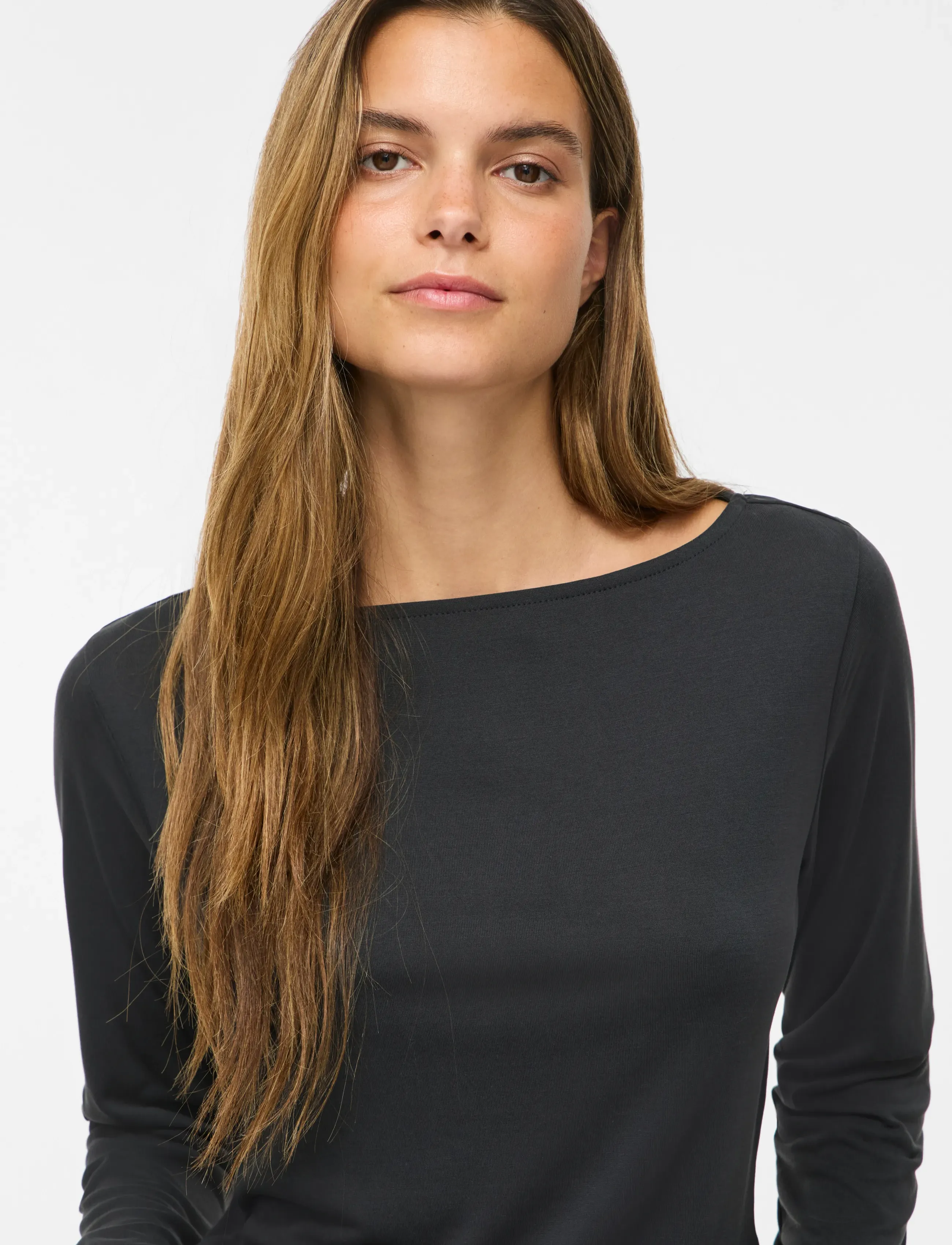 VILA Vimodala Boatneck L/S Top Noos långärmade t-shirt dam – bild 6