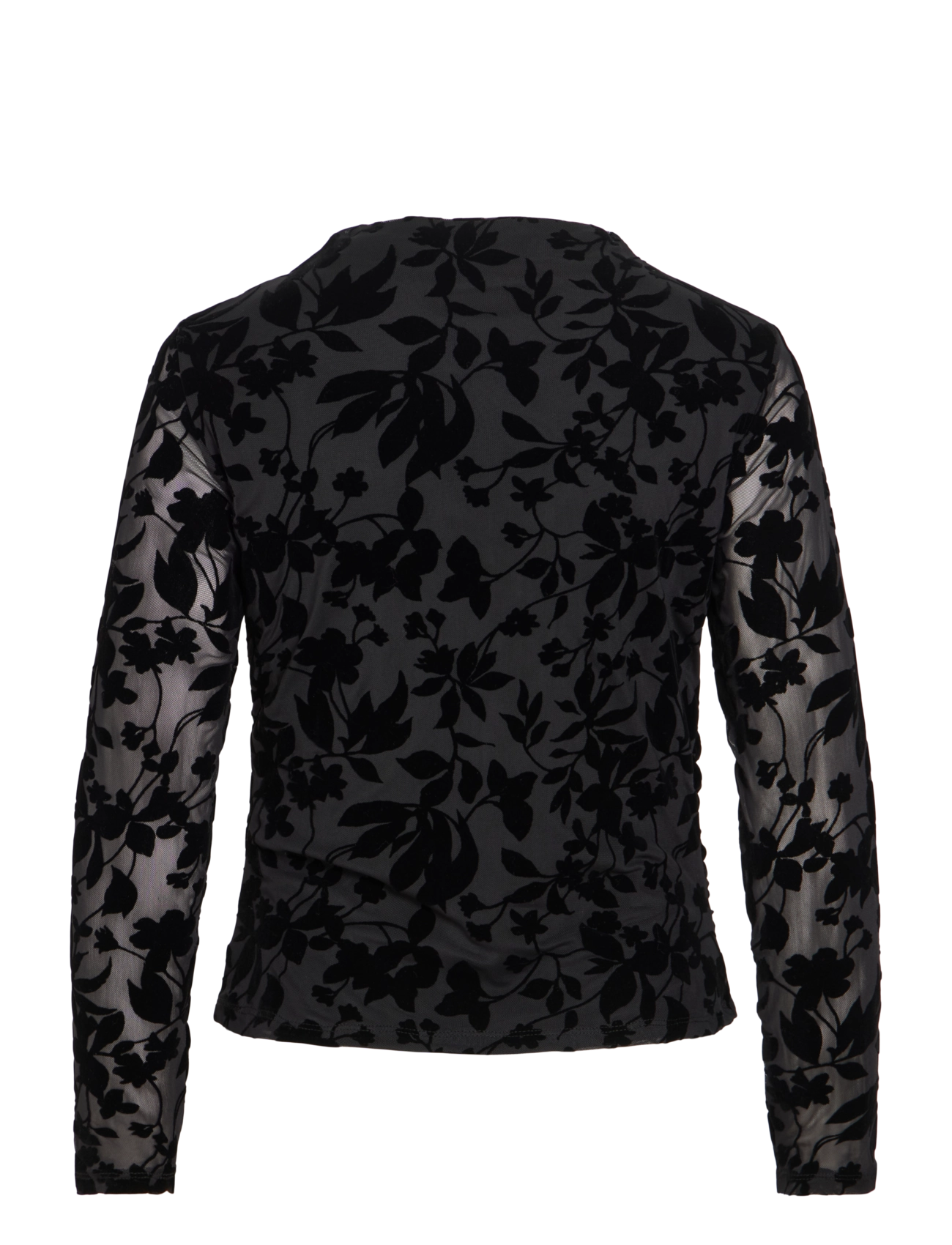 Vila - VIRIKKE L/S FUNNEL NECK TOP - NOOS - black beauty - 2