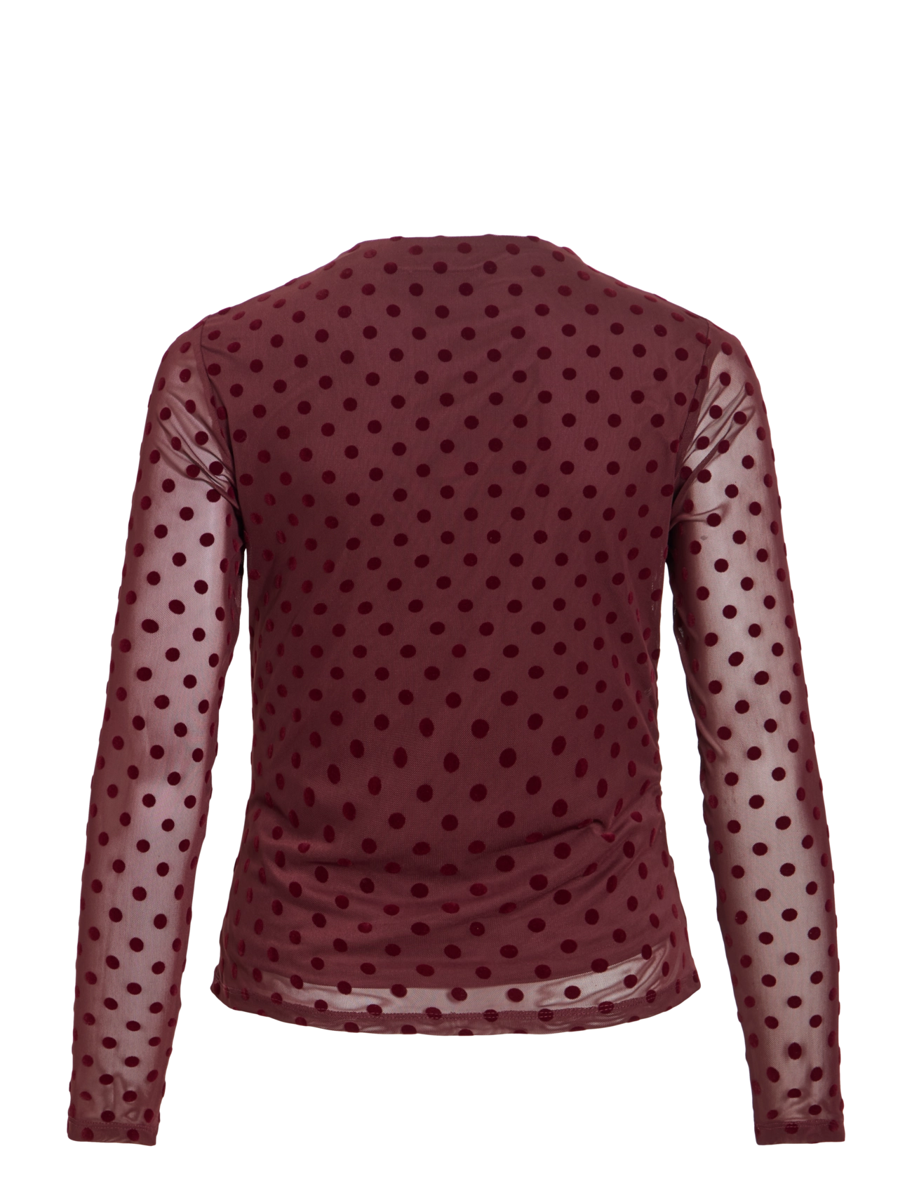 Vila - VIRIKKE L/S FUNNEL NECK TOP - NOOS - long sleeved blouses - port royale - 2