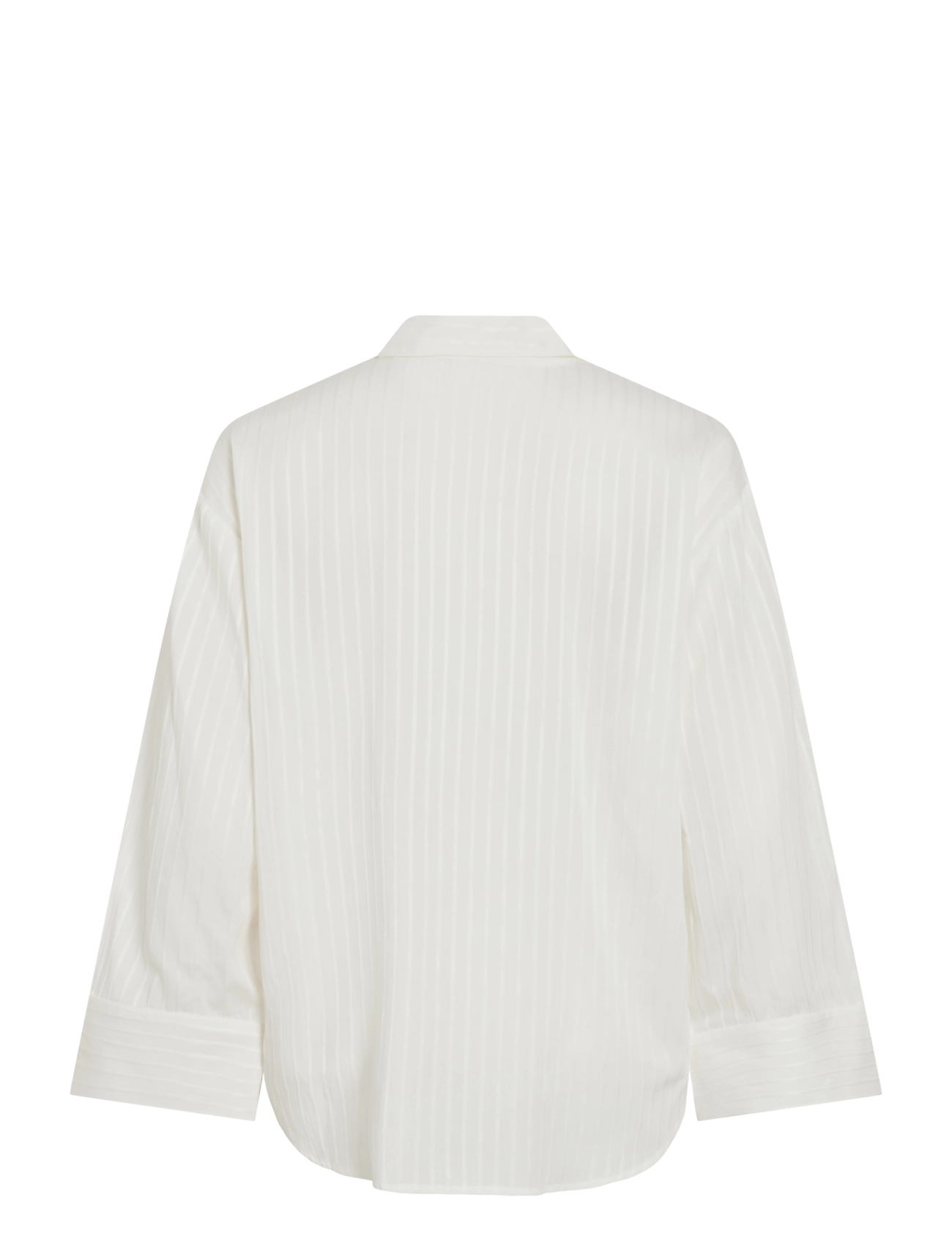 Vila - VIROCKI L/S OVERSIZE SHIRT - NOOS - egret - 1