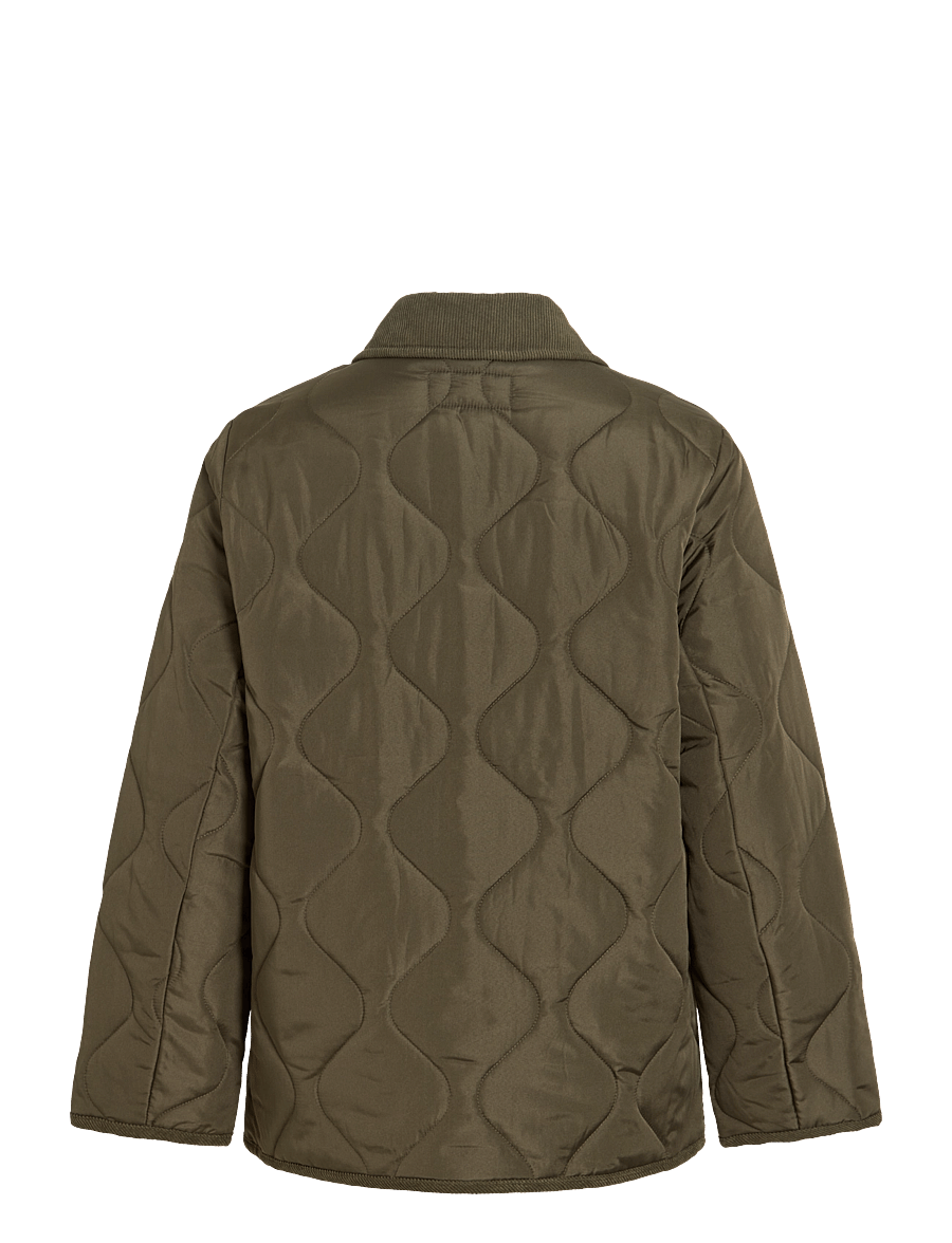 Vila - VITATE L/S QUILT DETAIL JACKET - NOOS - frühlingsjacken - forest night - 2
