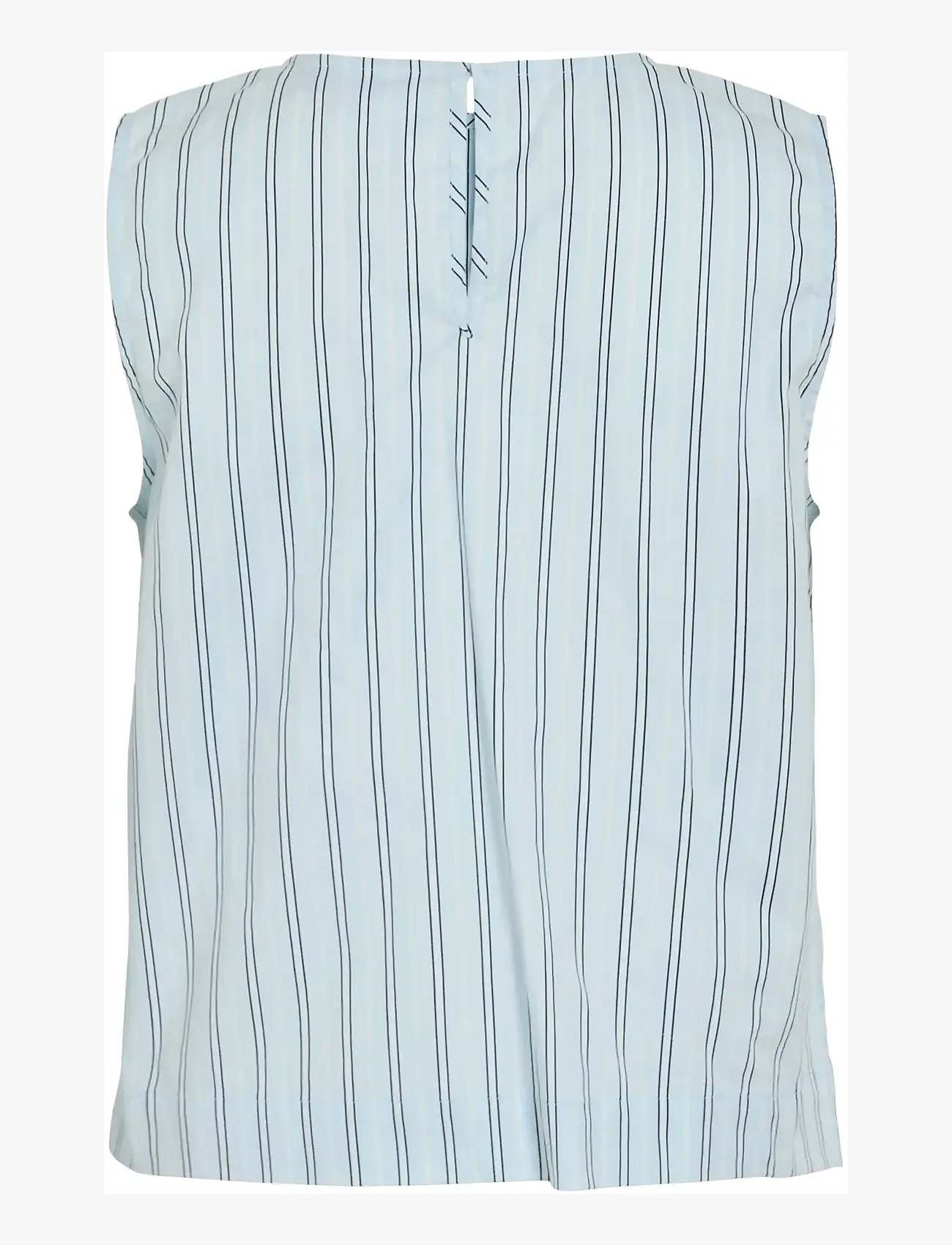 Vila - VIVALENCIA O-NECK S/L SHORT TOP/2 - Ærmeløse bluser - nantucket breeze - 2