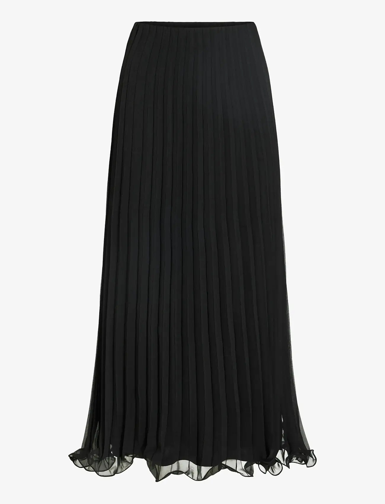 Vila - VICALLA ANKLE SKIRT - NOOS - plisserade kjolar - black - 1