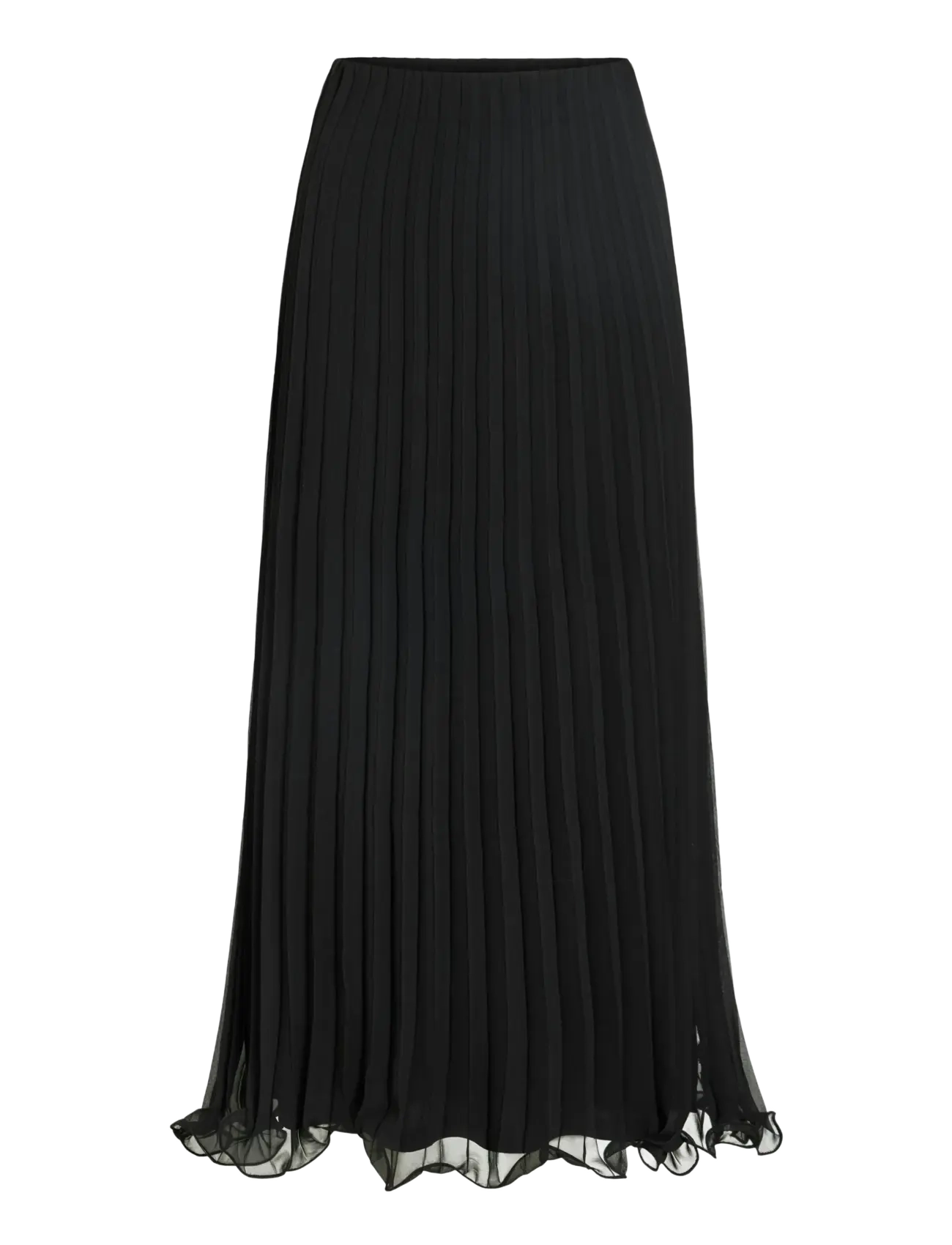 Vila - VICALLA ANKLE SKIRT - NOOS - pleated skirts - black - 1