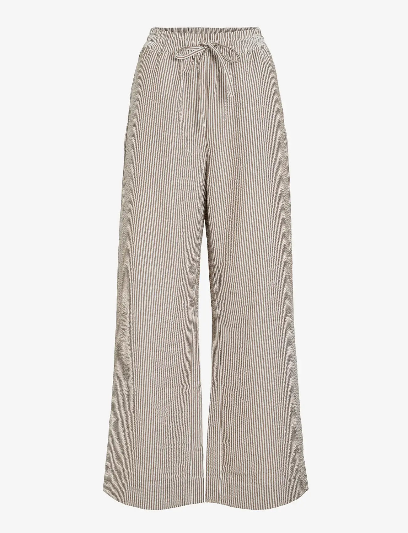 Vila - VIKALEA HW PANTS - party wear at outlet prices - snow white - 0