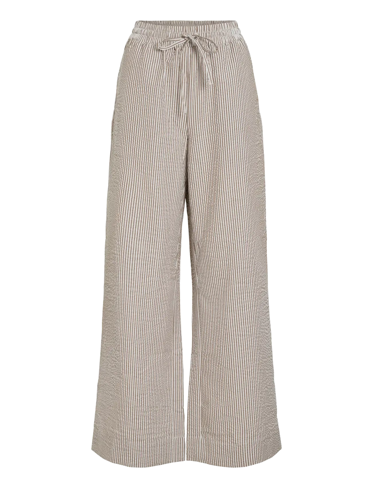 Vila VIKALEA HW PANTS - New arrivals - SNOW WHITE / khaki/green