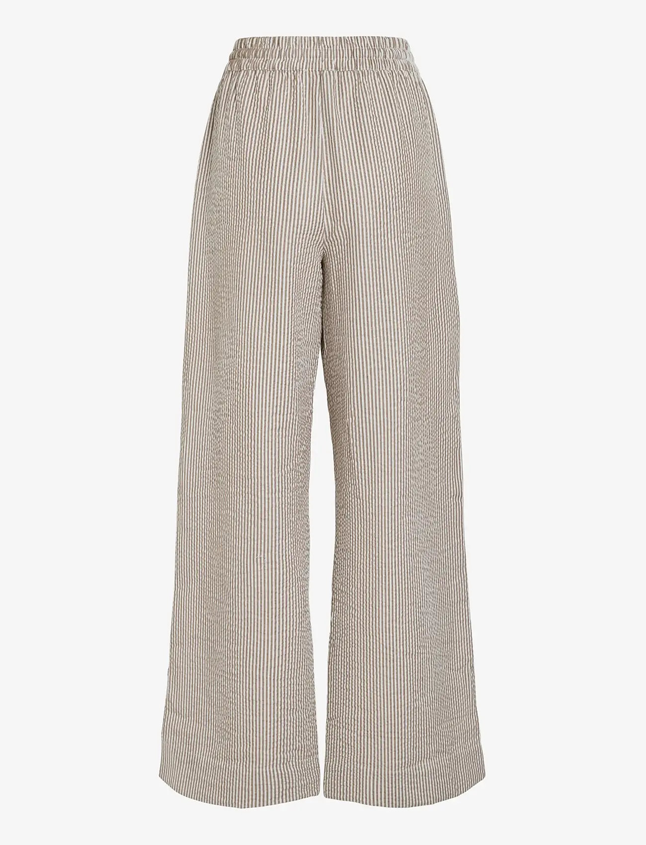 Vila - VIKALEA HW PANTS - party wear at outlet prices - snow white - 1