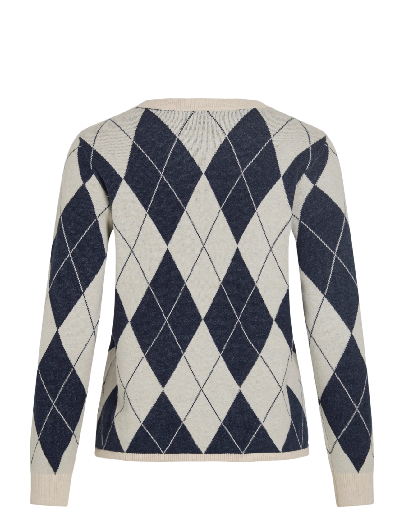 Vila - VITIF O-NECK L/S KNIT PULLOVER - kampsunid - super light natural melan - 2