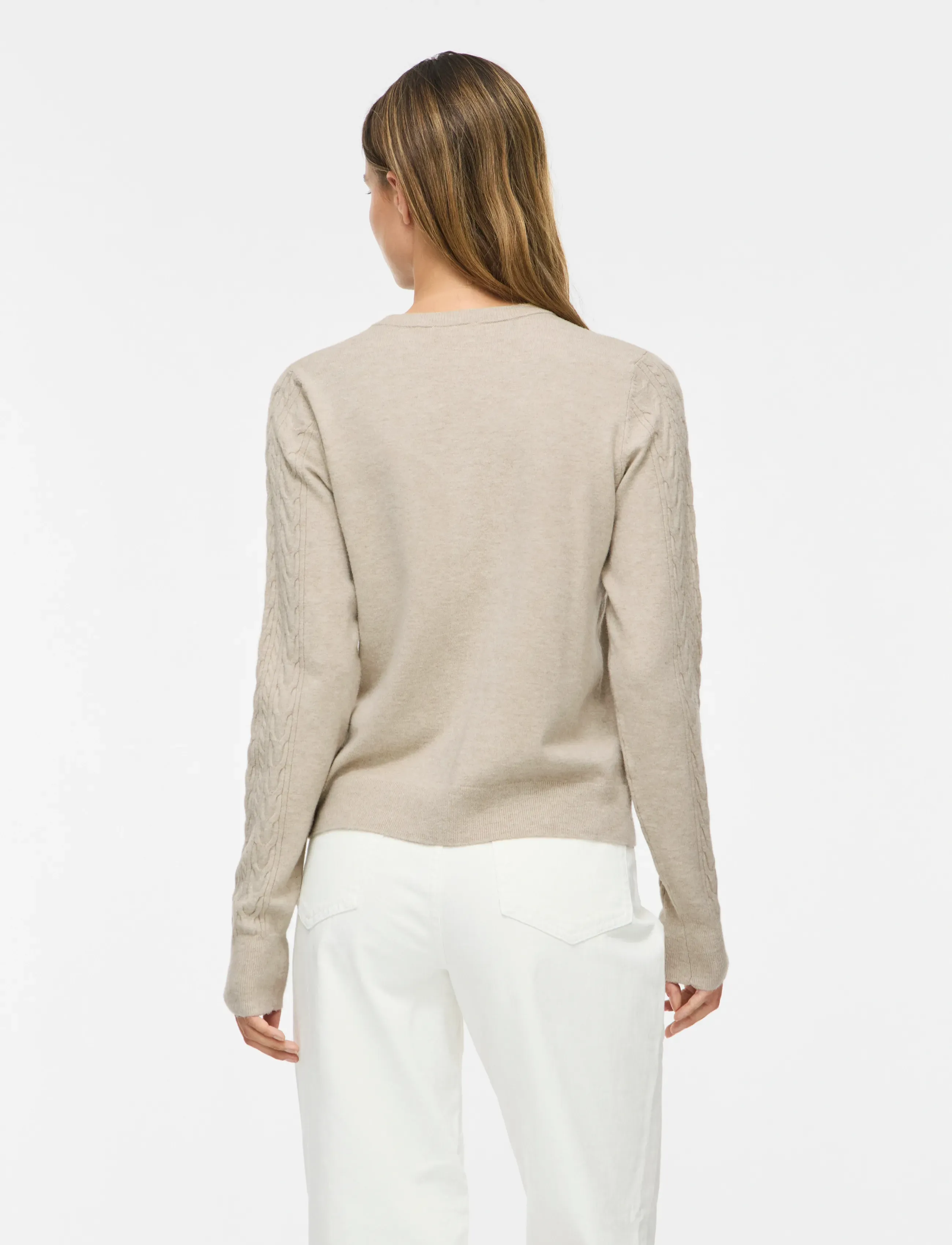 Vikerry Cable L/S Knit Cardigan-Noos 2