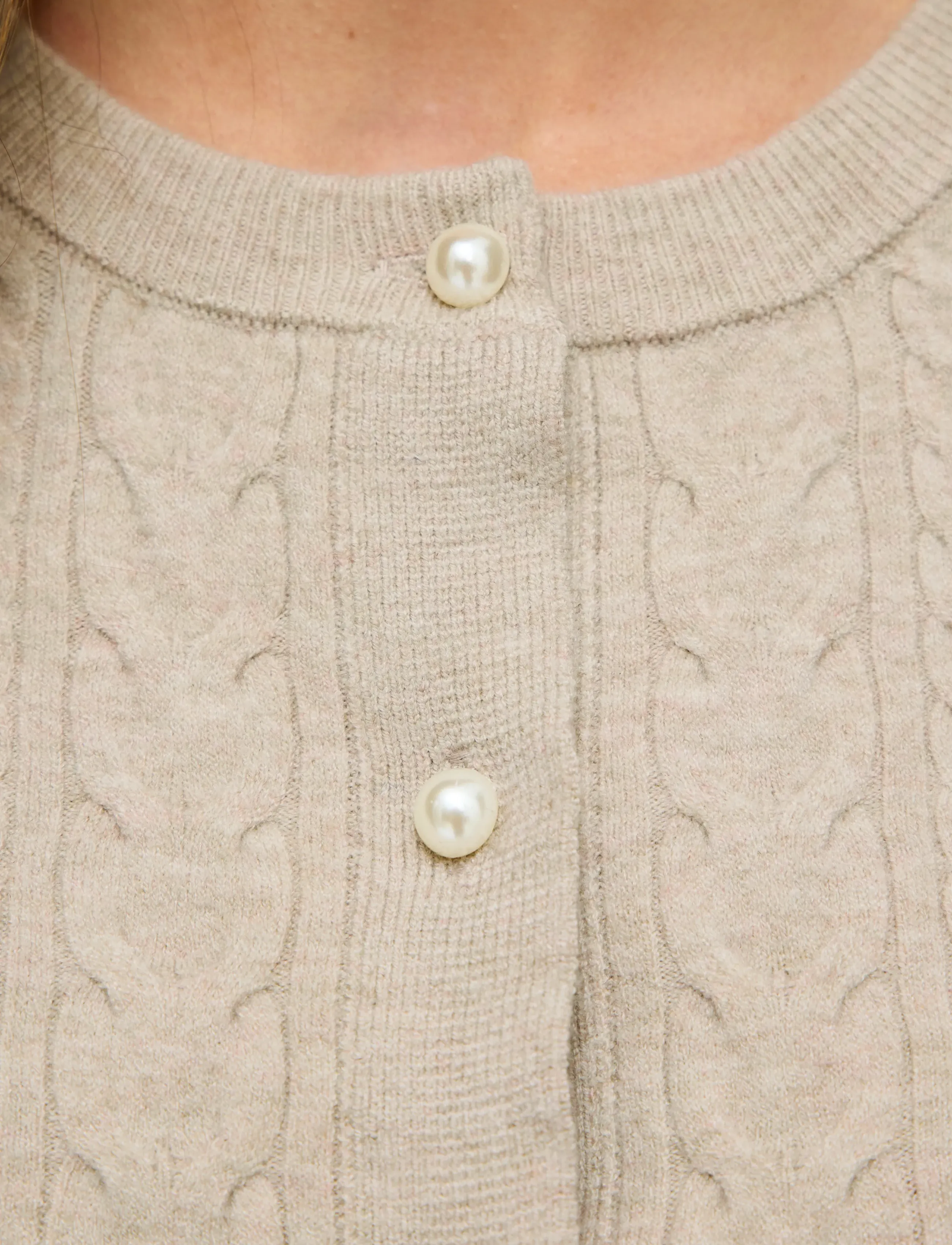 Vikerry Cable L/S Knit Cardigan-Noos 6