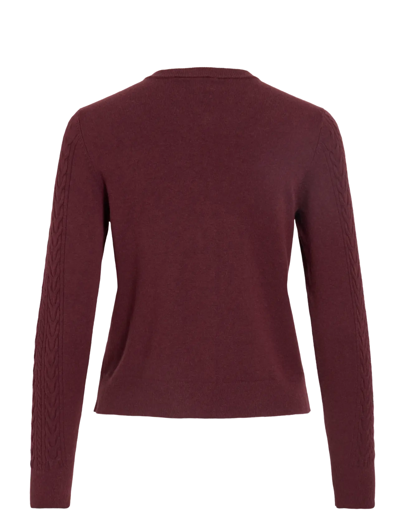 Vila - VIKERRY CABLE L/S KNIT CARDIGAN-NOOS - port royale - 2